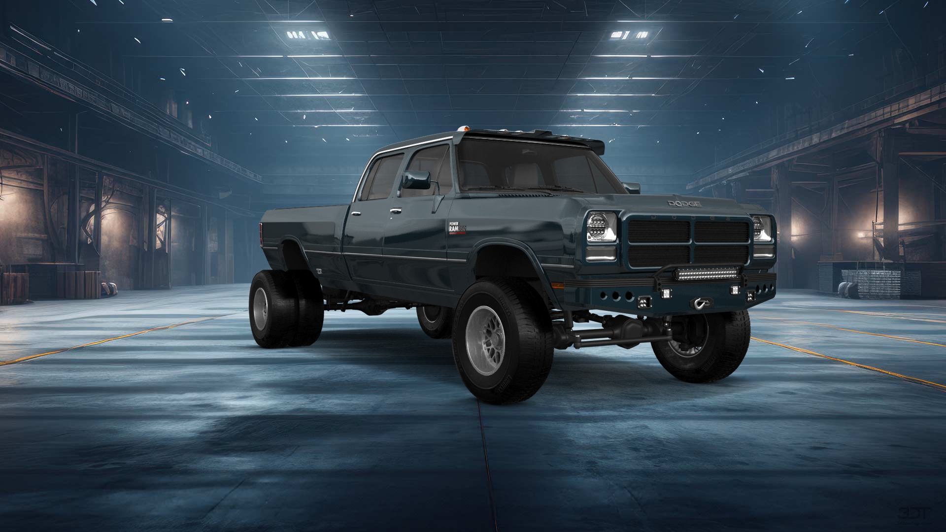 Dodge Ram 350 4 Door pickup truck 1991