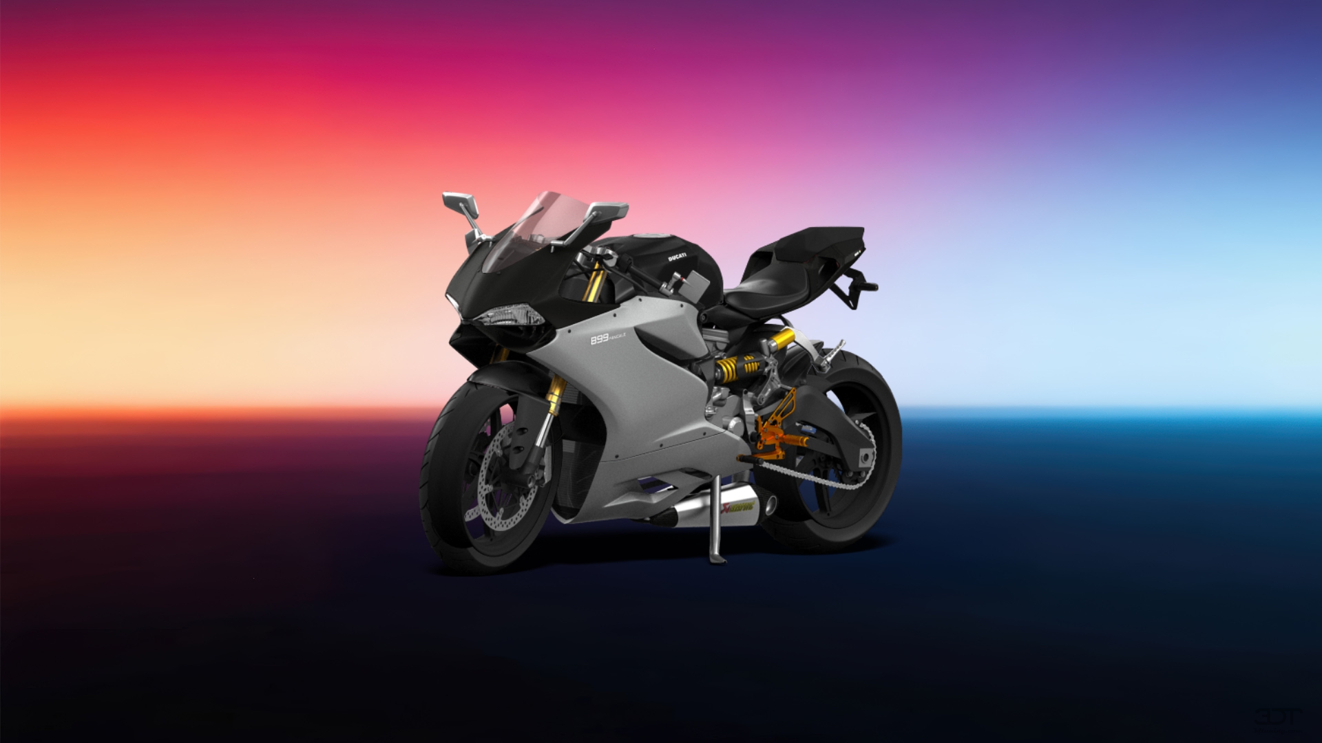 Ducati 899 Panigale Sport Bike 2015 tuning