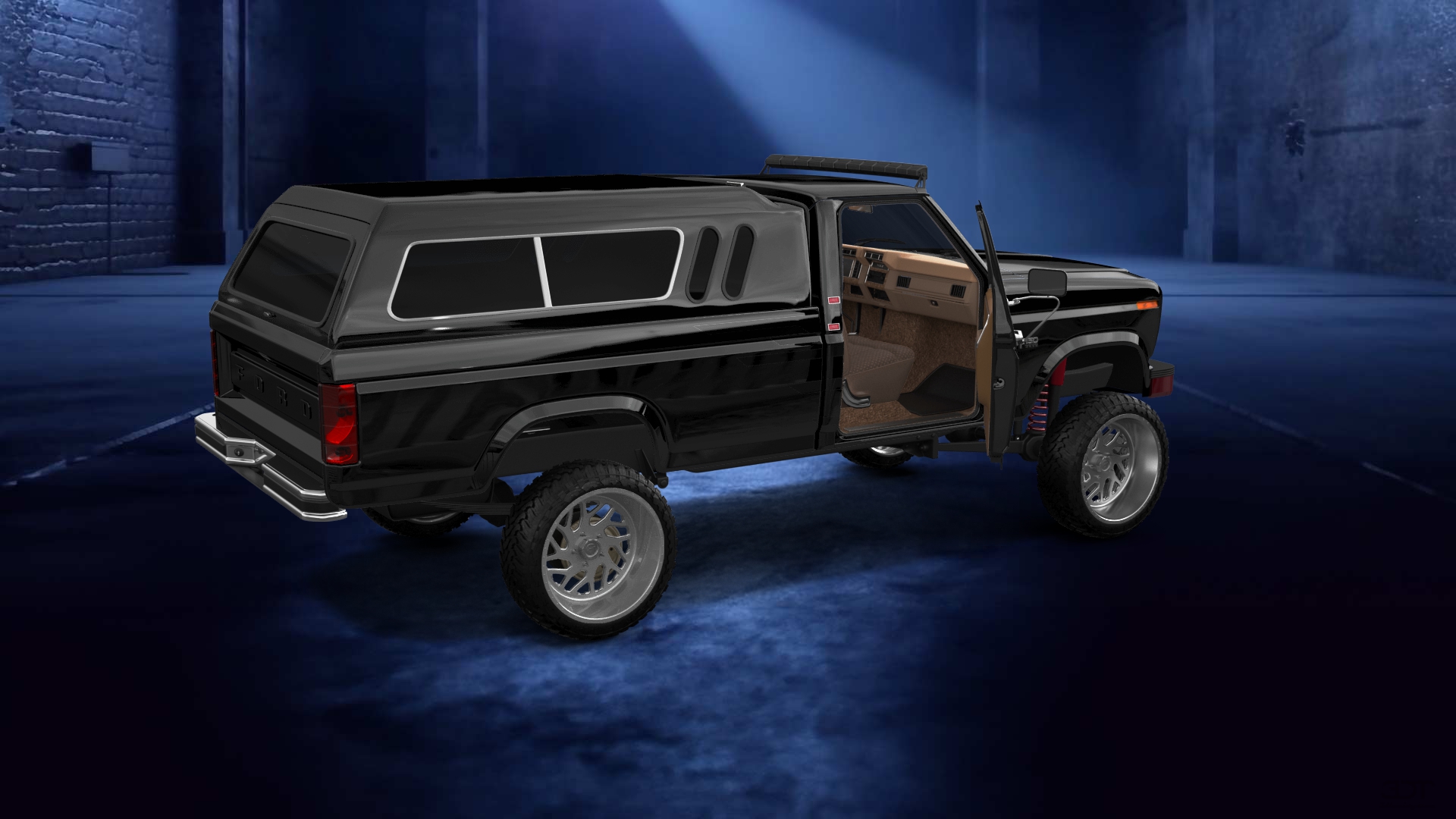 Ford F-150 2 Door pickup truck 1986 tuning