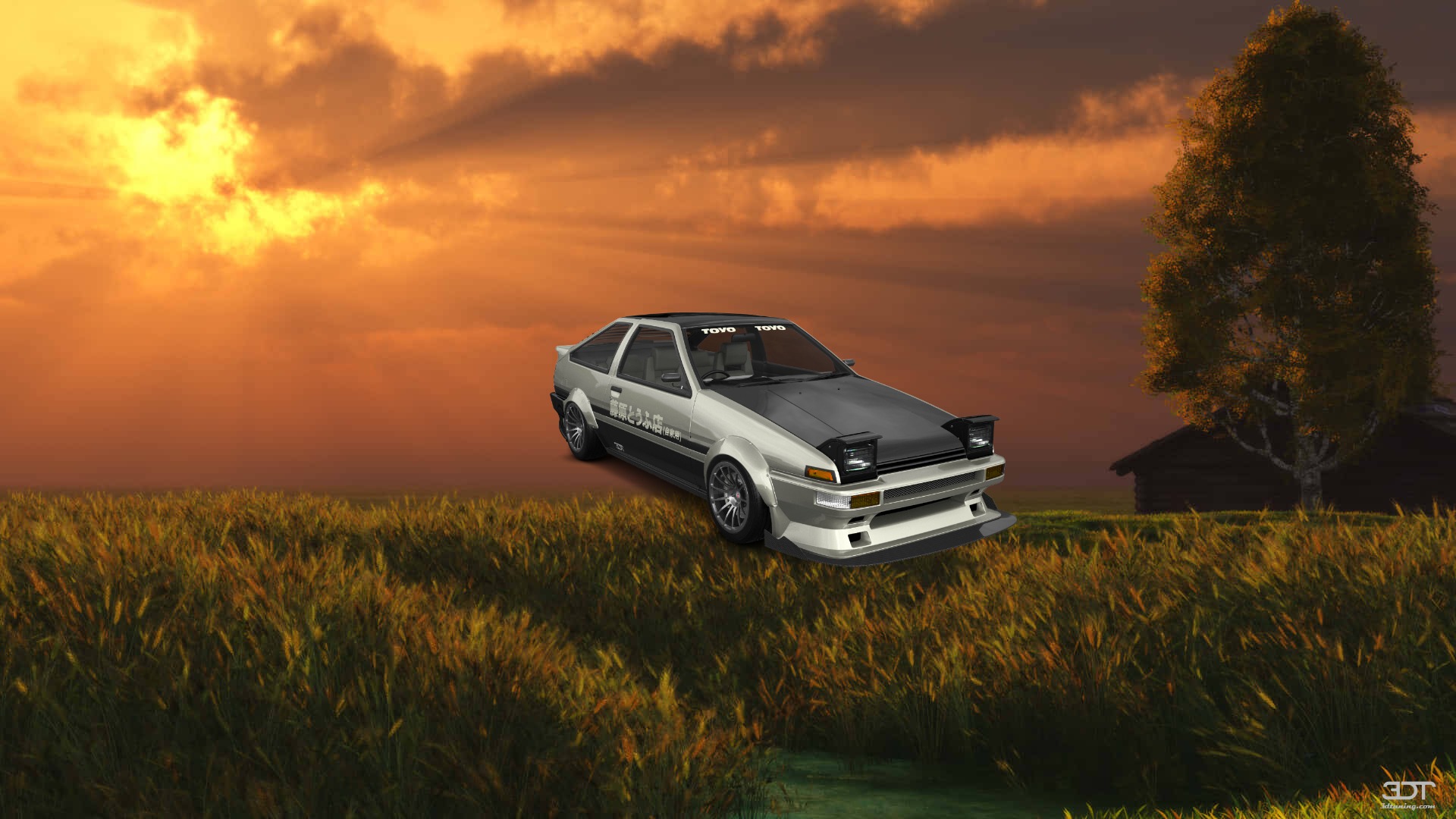 Toyota AE86 3 Door Hatchback 1985 tuning