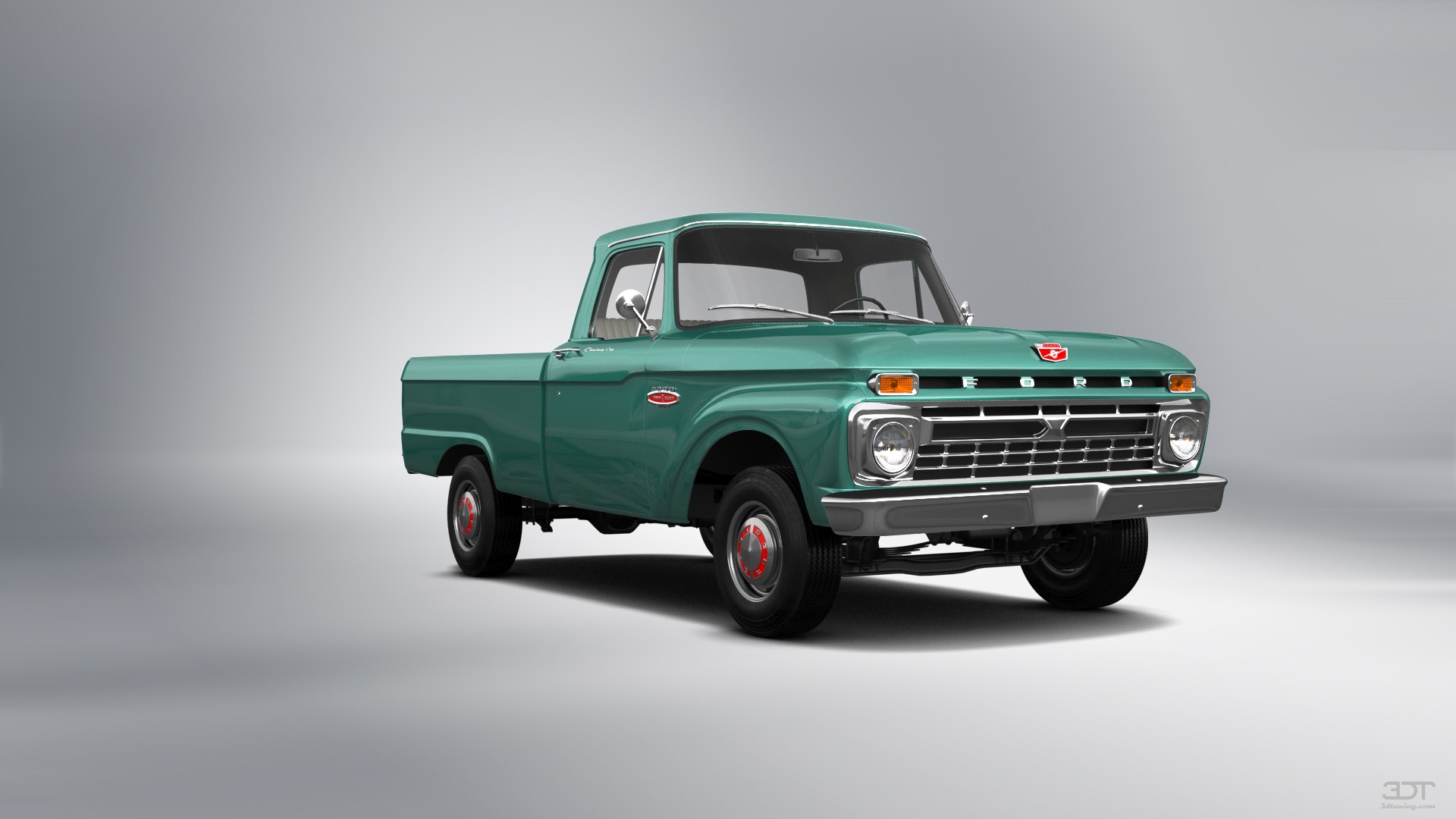 Ford F-100 Custom Cab 2 Door pickup truck 1966