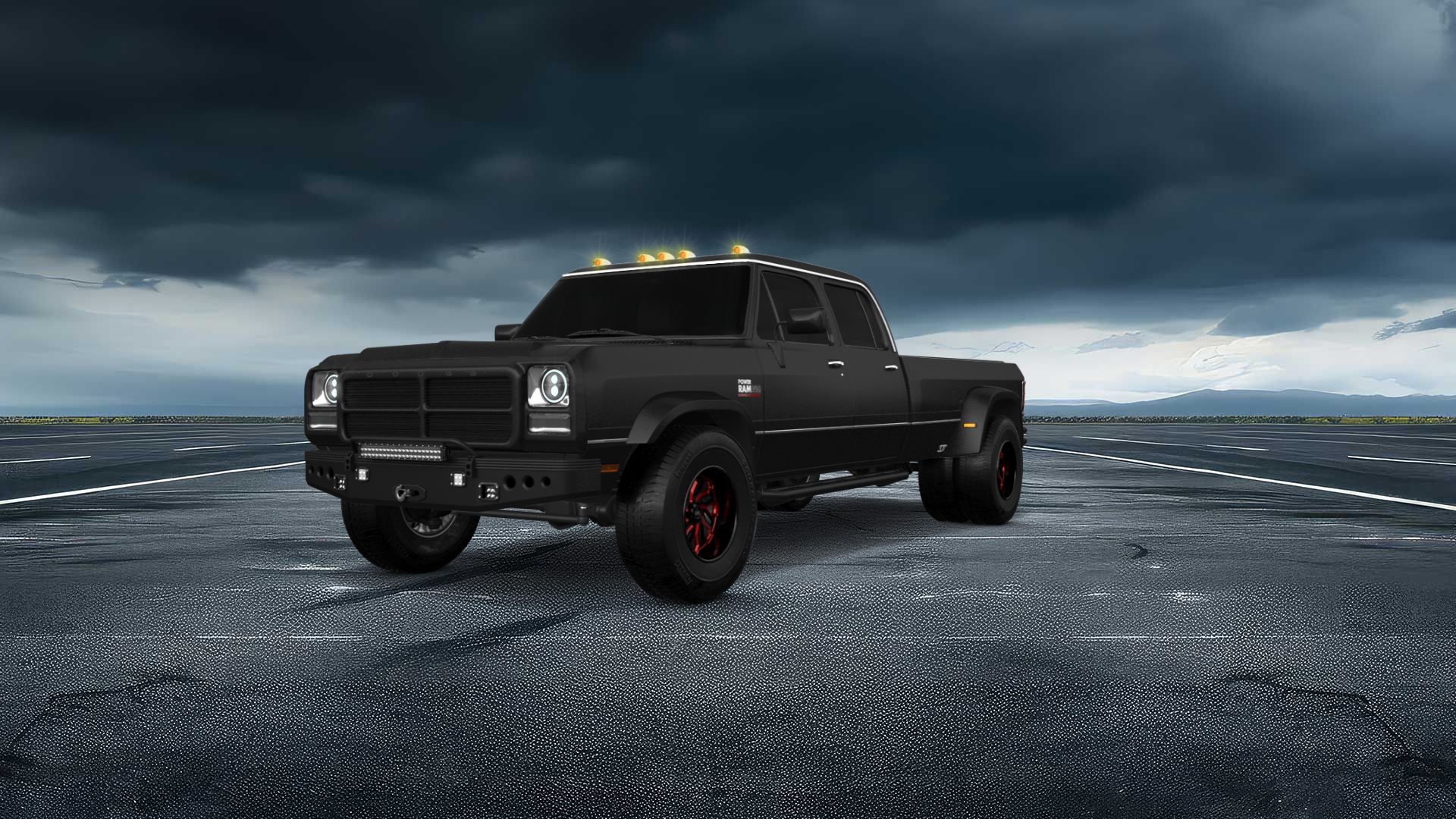 Dodge Ram 350 4 Door pickup truck 1991 tuning