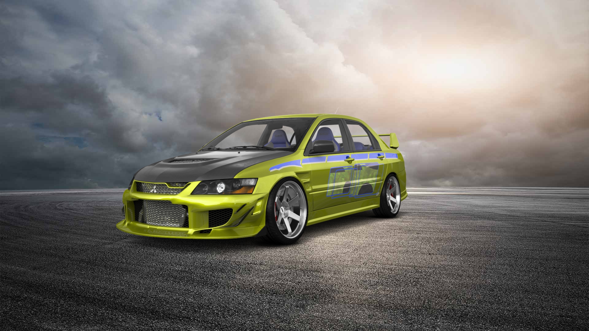 Mitsubishi Lancer Evo IX 4 Door Saloon 2005 tuning