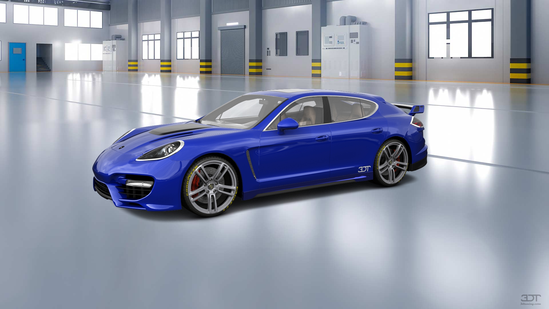 Porsche Panamera 4 door fastback saloon 2011