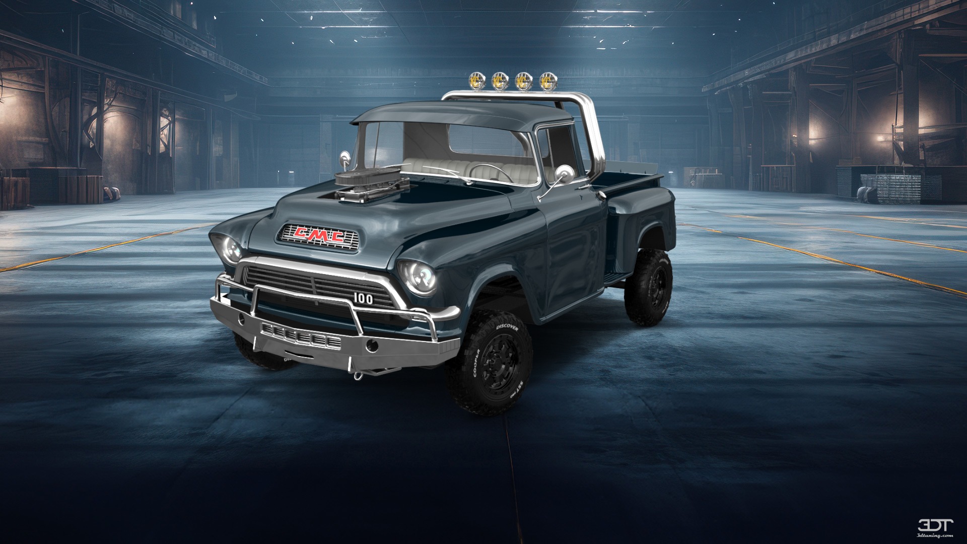 GMC 100 Stepside 2 Door pickup truck 1957 tuning