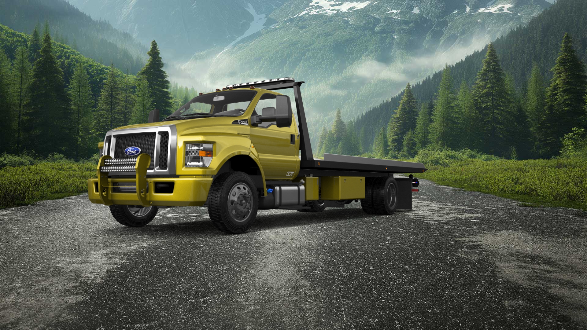 Ford F-650 Tow Truck Pickup 2016 tuning