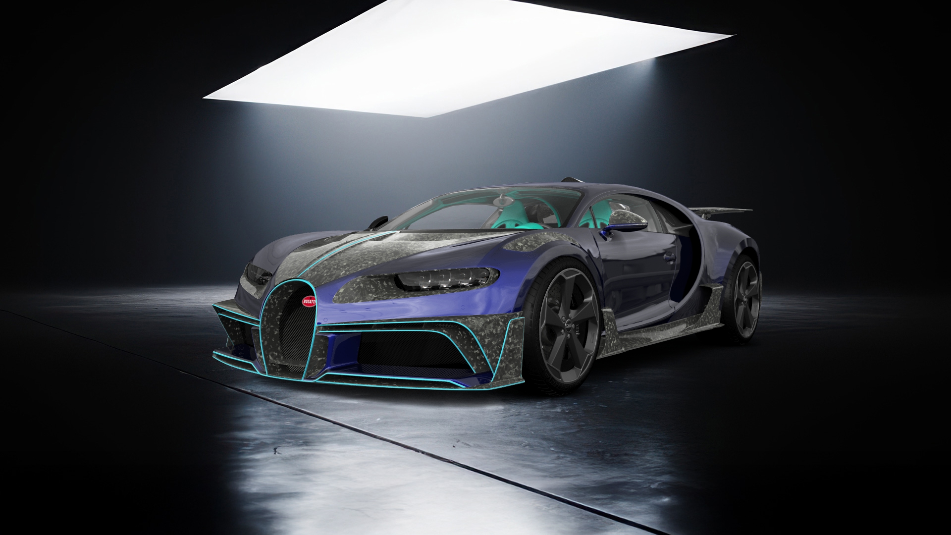Bugatti Chiron 2 Door Coupe 2016 tuning