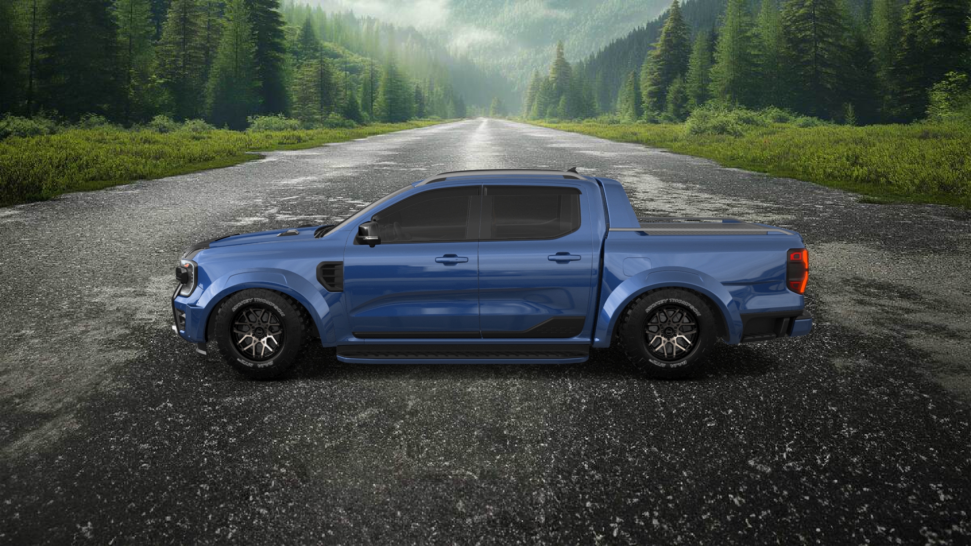 Ford Ranger 4 Door pickup truck 2022 tuning