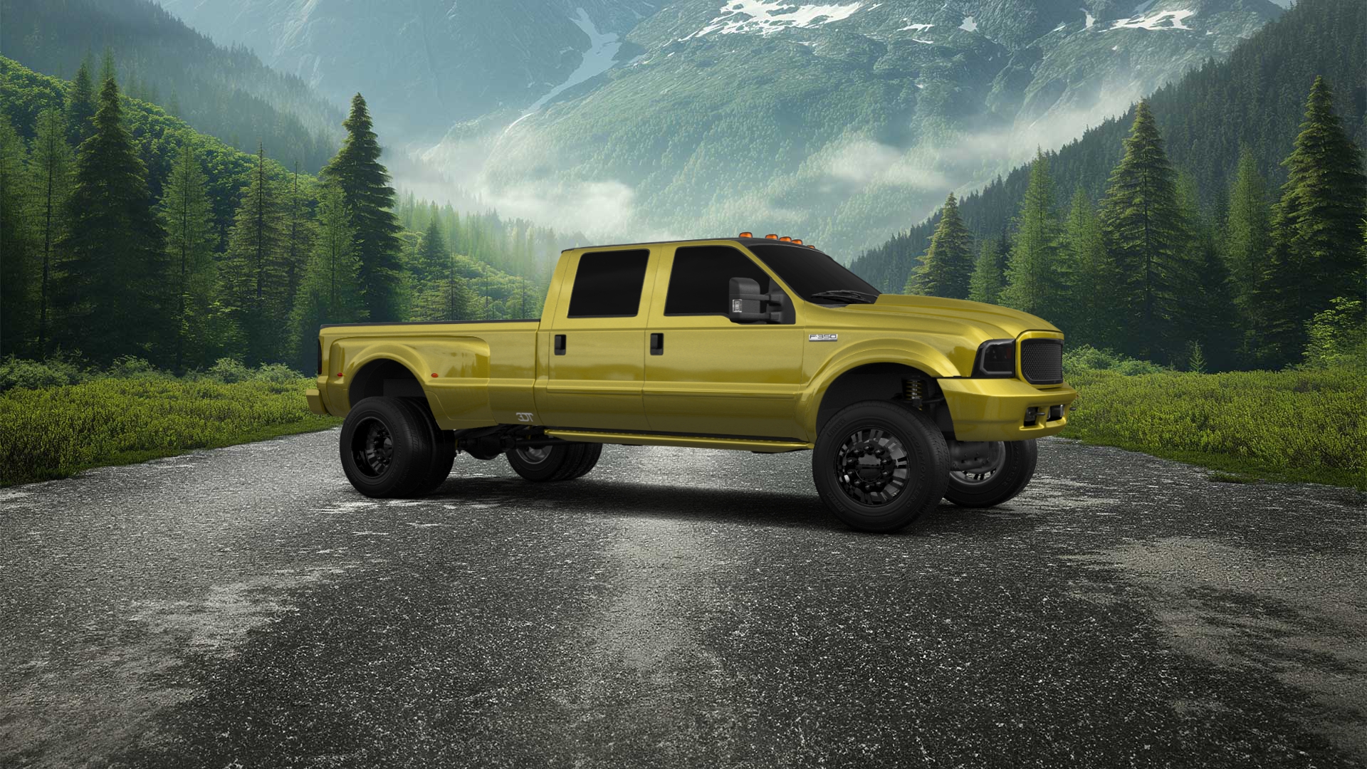 Ford F-350 DRW 4 Door pickup truck 1999 tuning