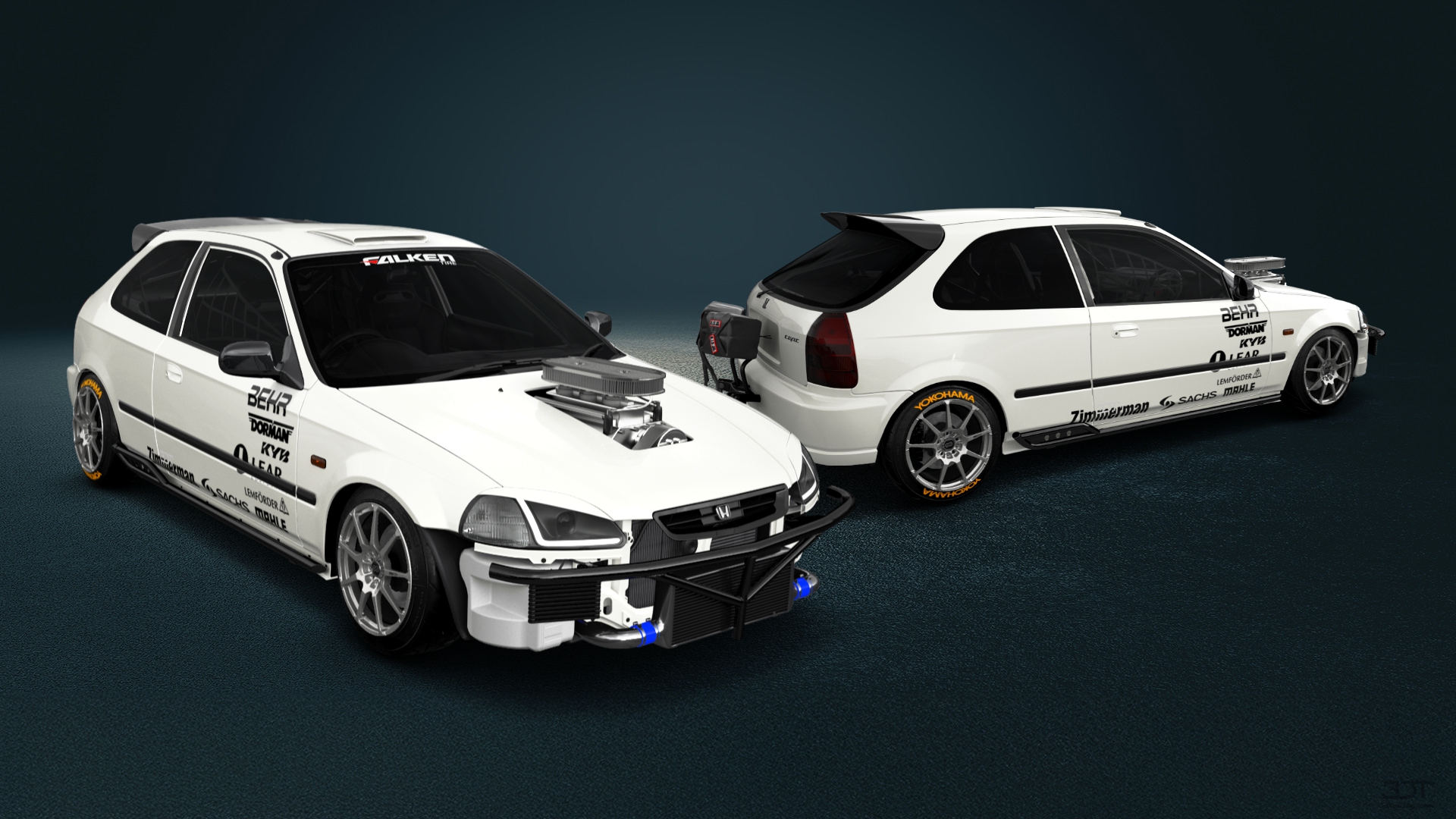 Honda Civic 3 Door Hatchback 1997 tuning
