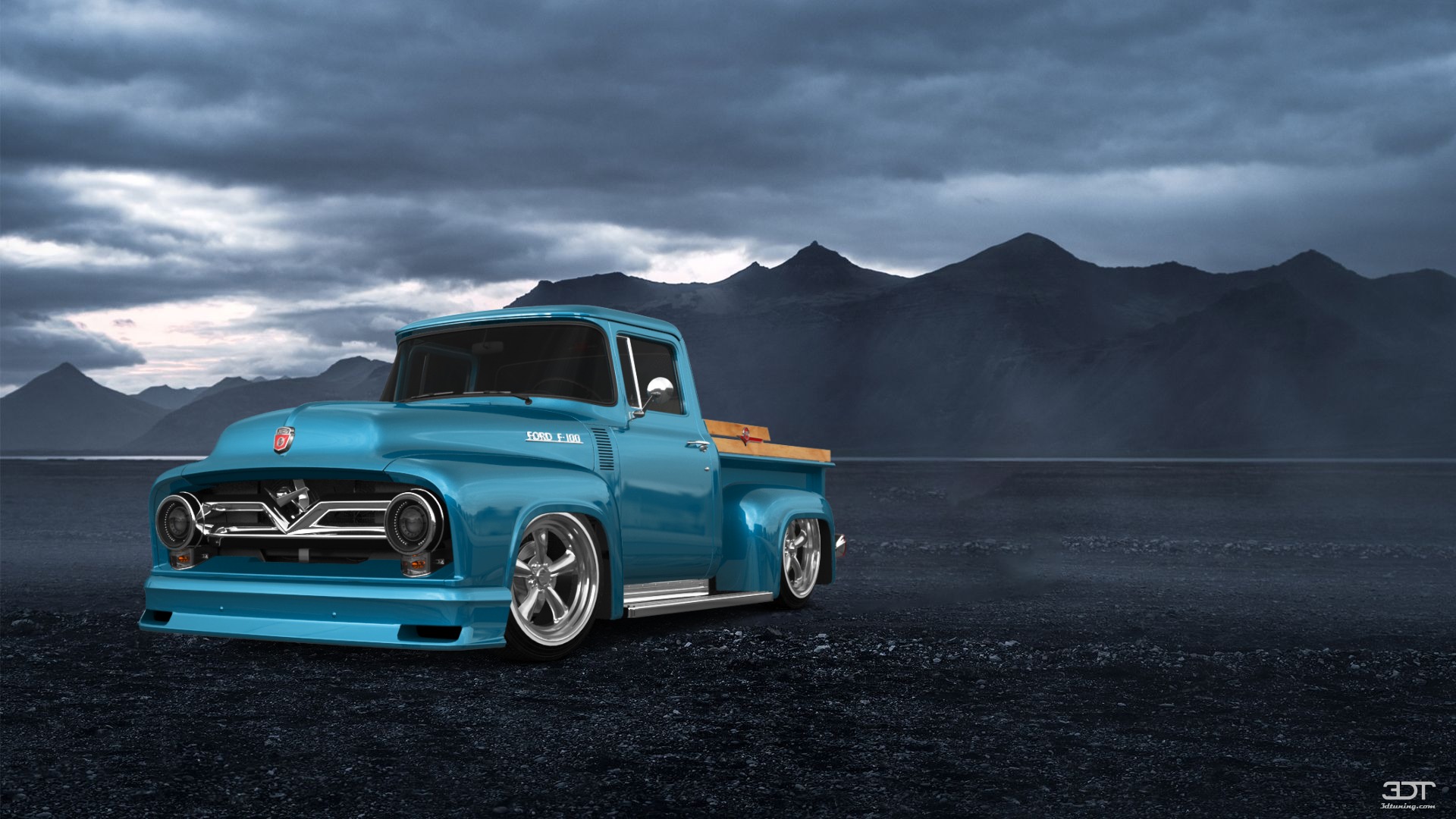 Ford F-100 2 Door truck 1956 Images