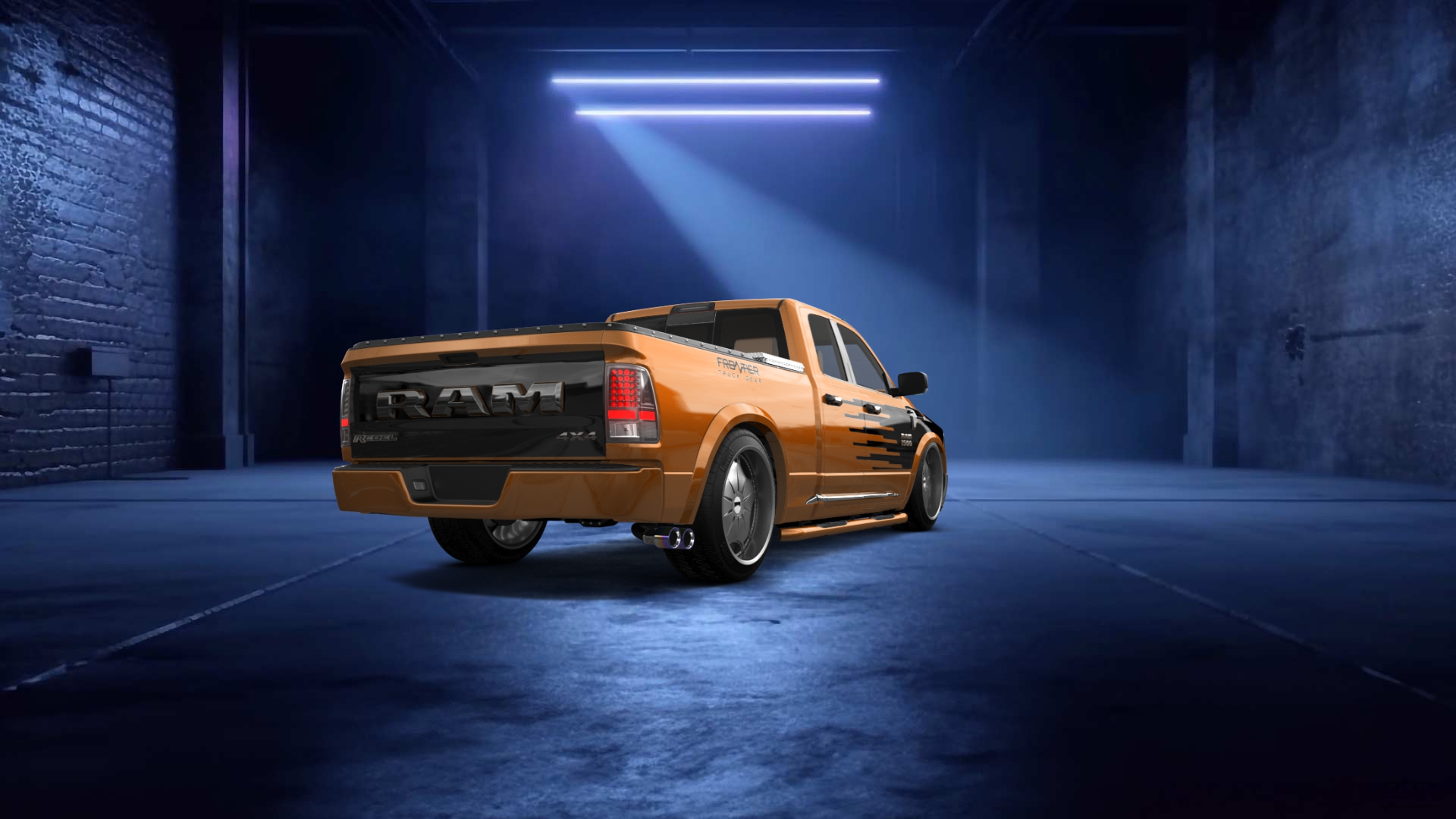 Dodge Ram 1500 6.4' box Extended Cab 4 Door pickup truck 2009 tuning