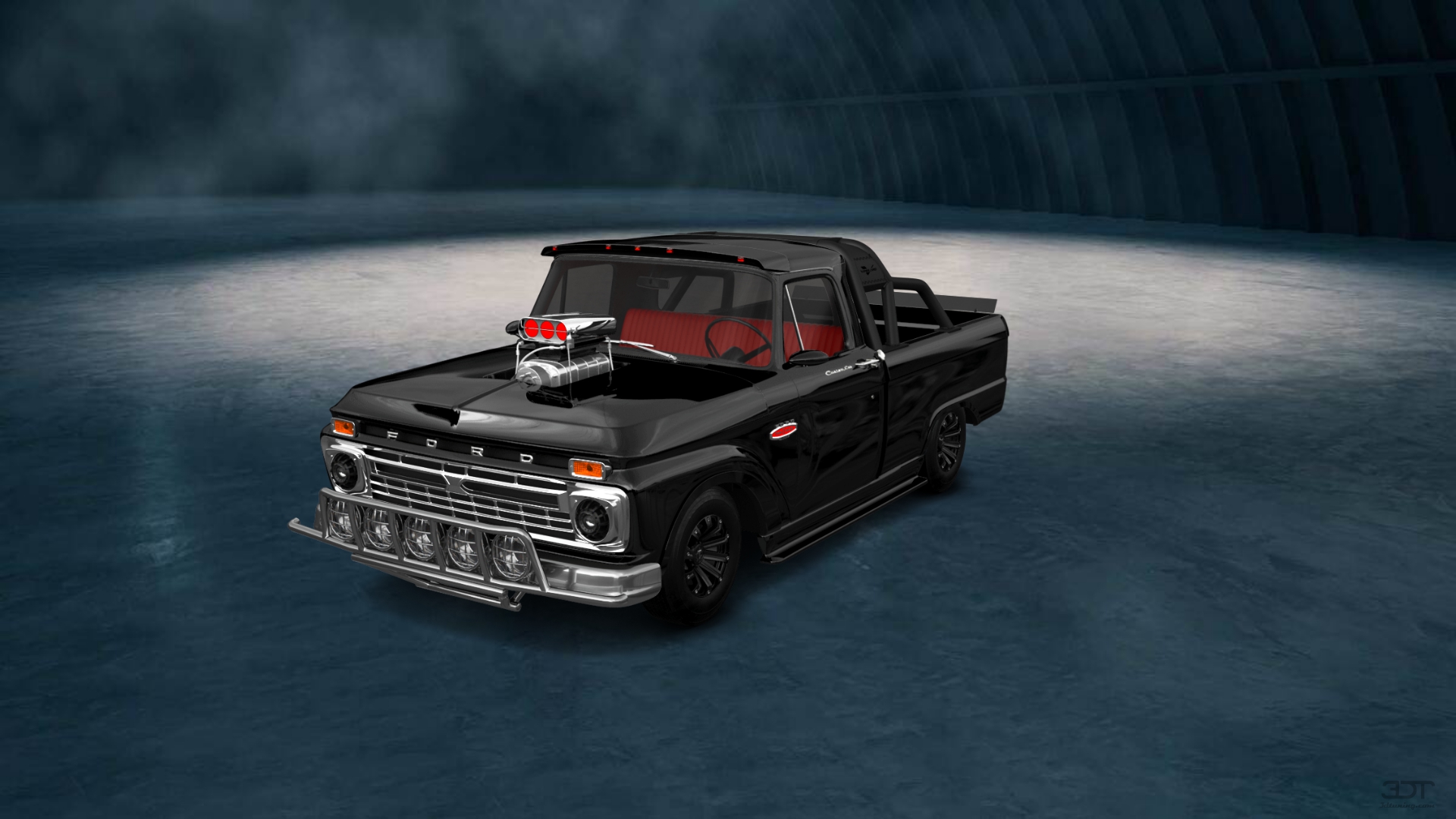 Ford F-100 Custom Cab Challenge 2 Door pickup truck 3966