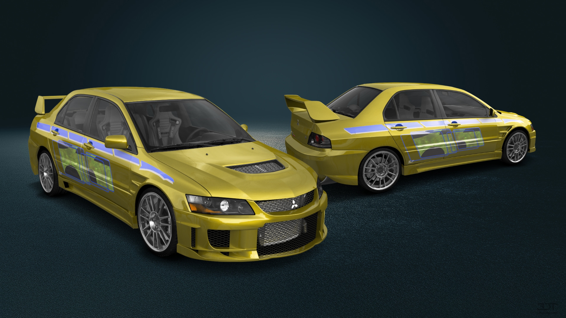 Mitsubishi Lancer Evo IX 4 Door Saloon 2005 tuning