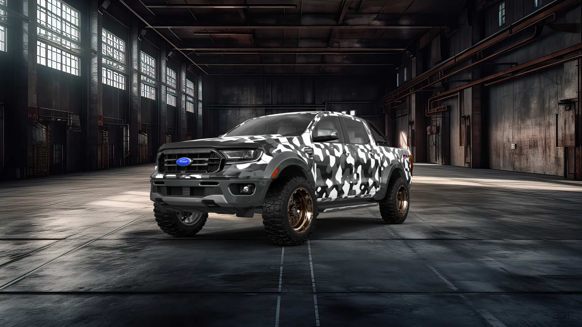 Ford Ranger 4 Door pickup truck 2019 tuning