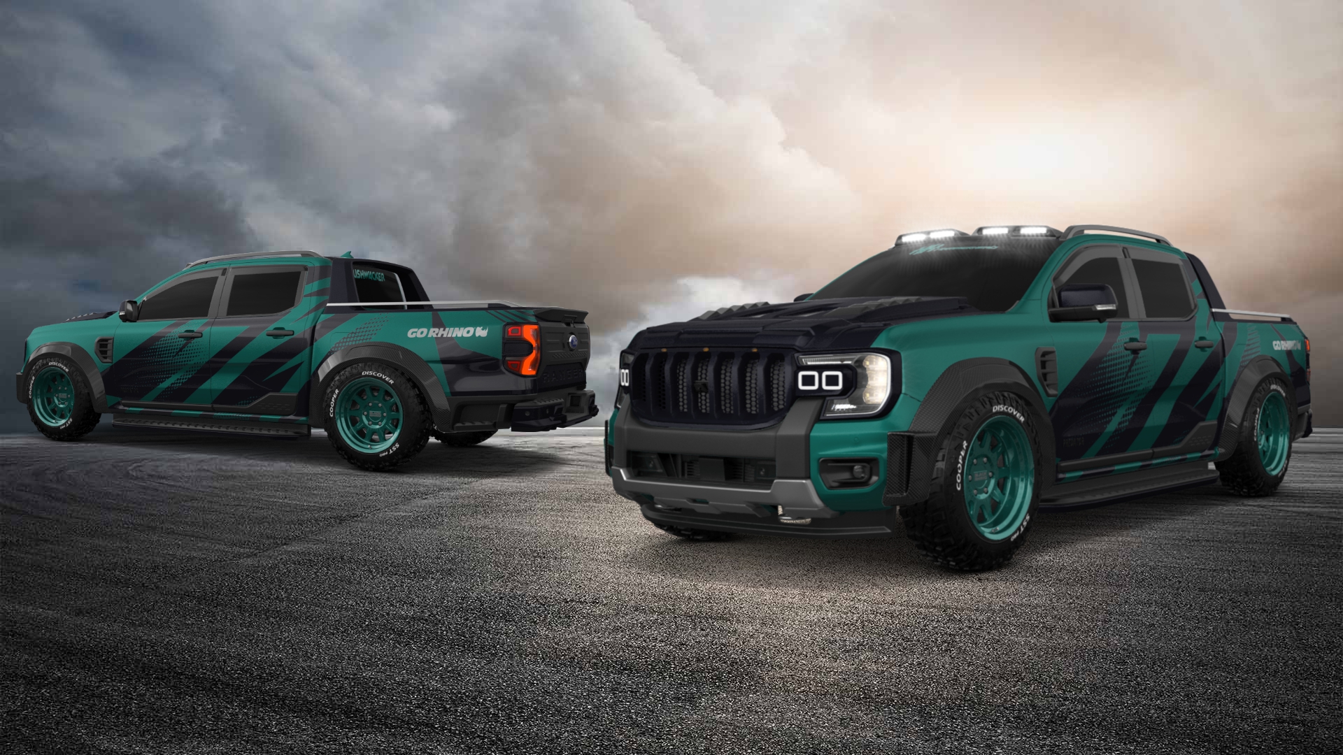 Ford Ranger 4 Door pickup truck 2022 tuning