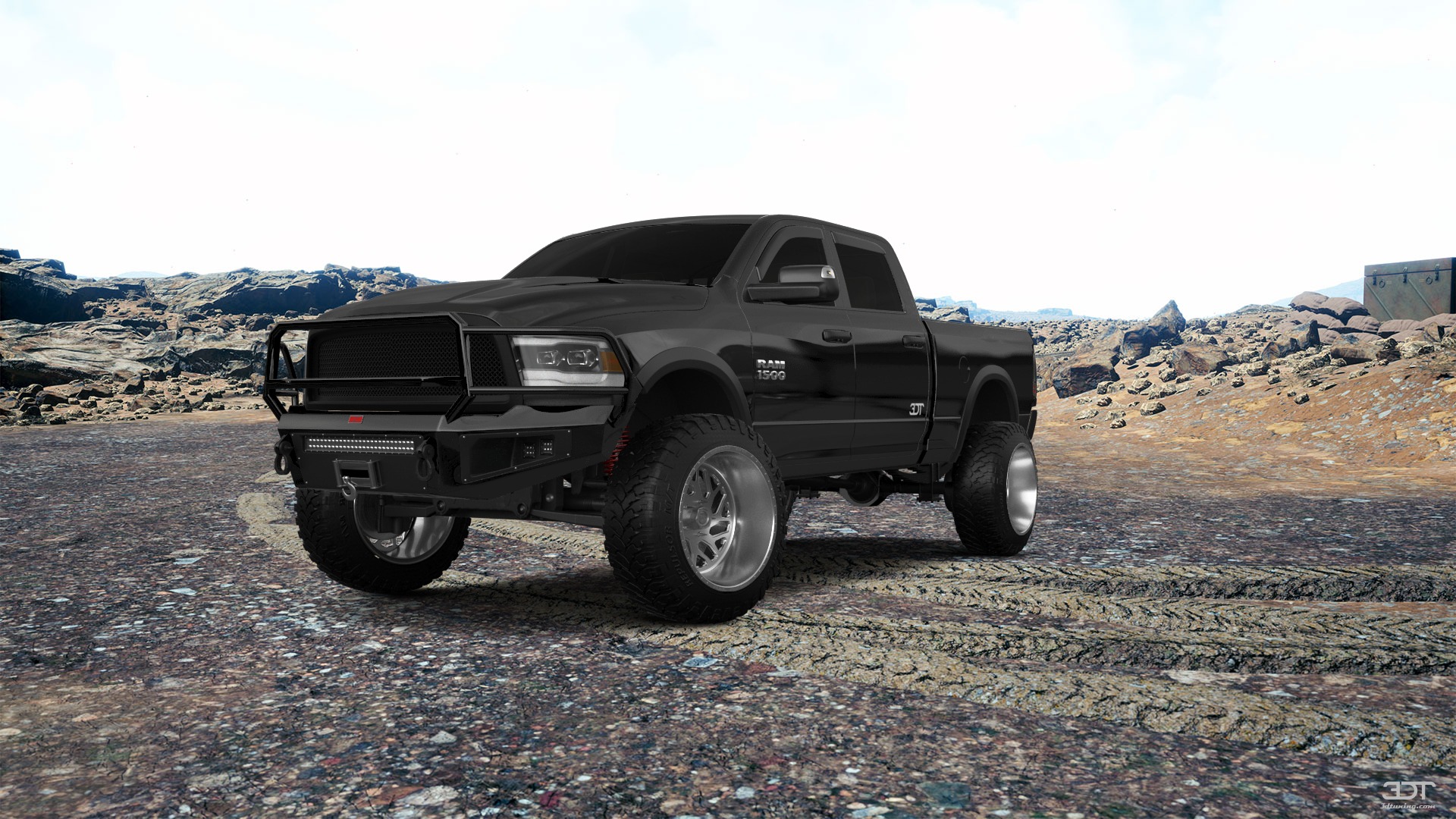 Dodge Ram 1500 Crew Cab 6.4 ft box 4 Door pickup truck 2009 tuning