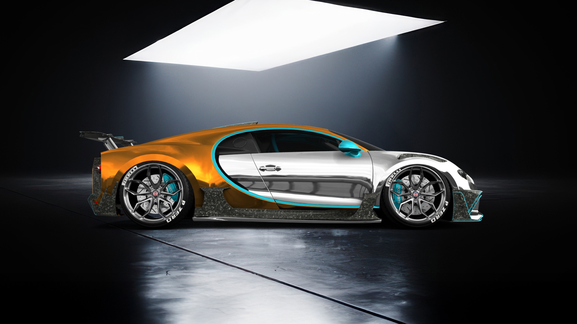 Bugatti Chiron 2 Door Coupe 2016 tuning