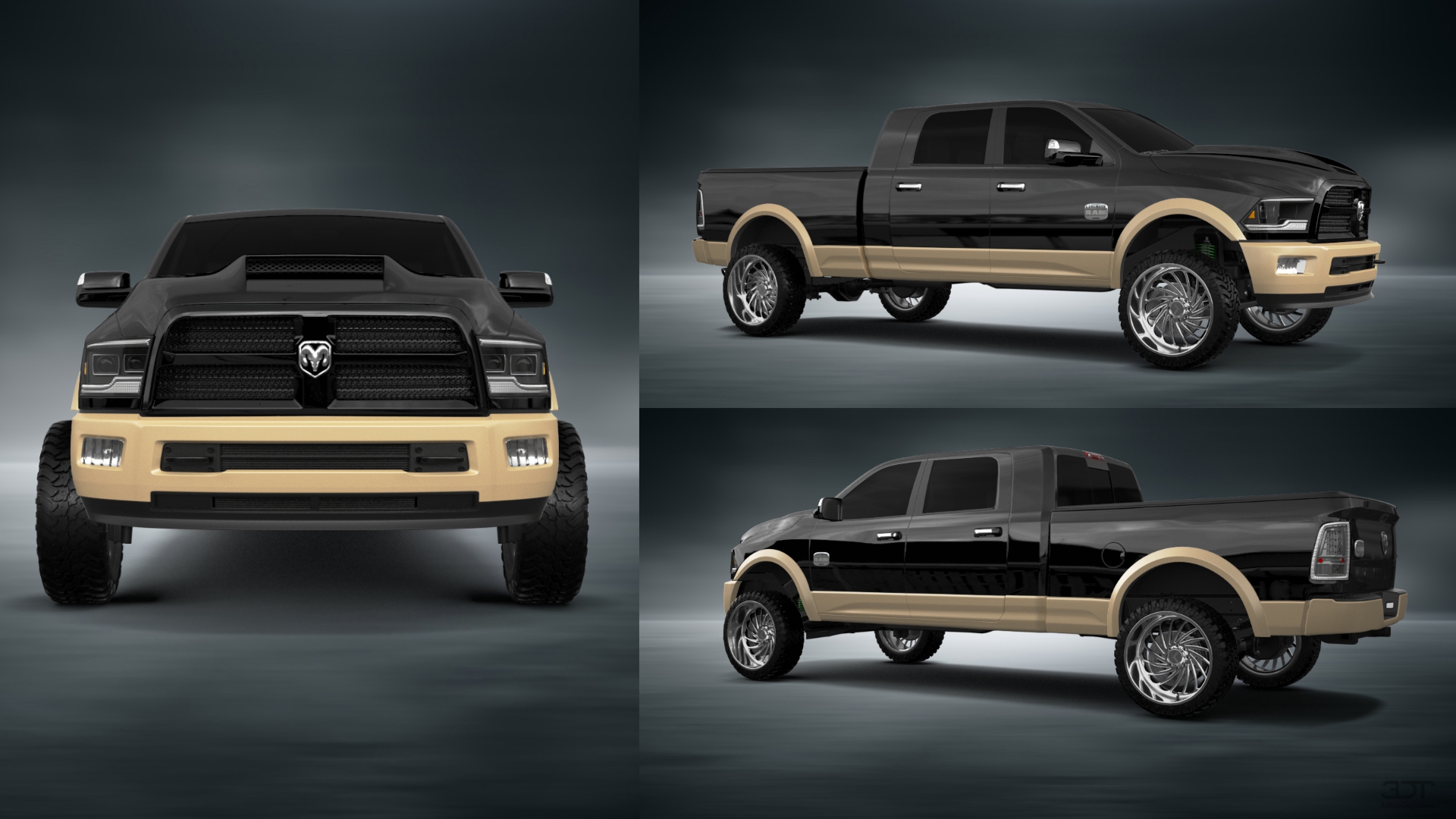 Dodge Ram 2500 Mega Cab 6.4 ft box 4 Door pickup truck 2010