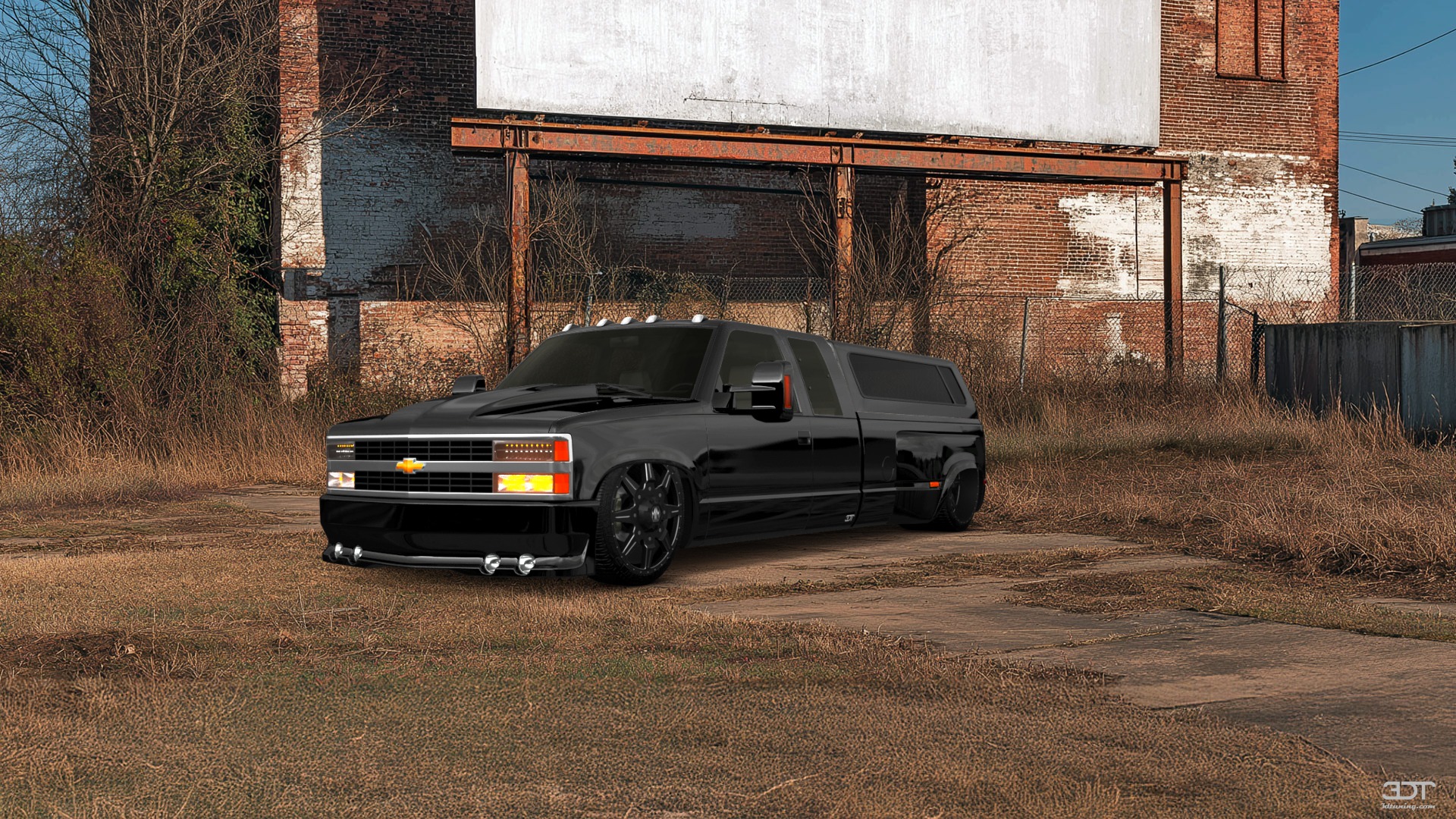 Tuning Chevrolet K3500 Extended Cab Pickup Truck 1988