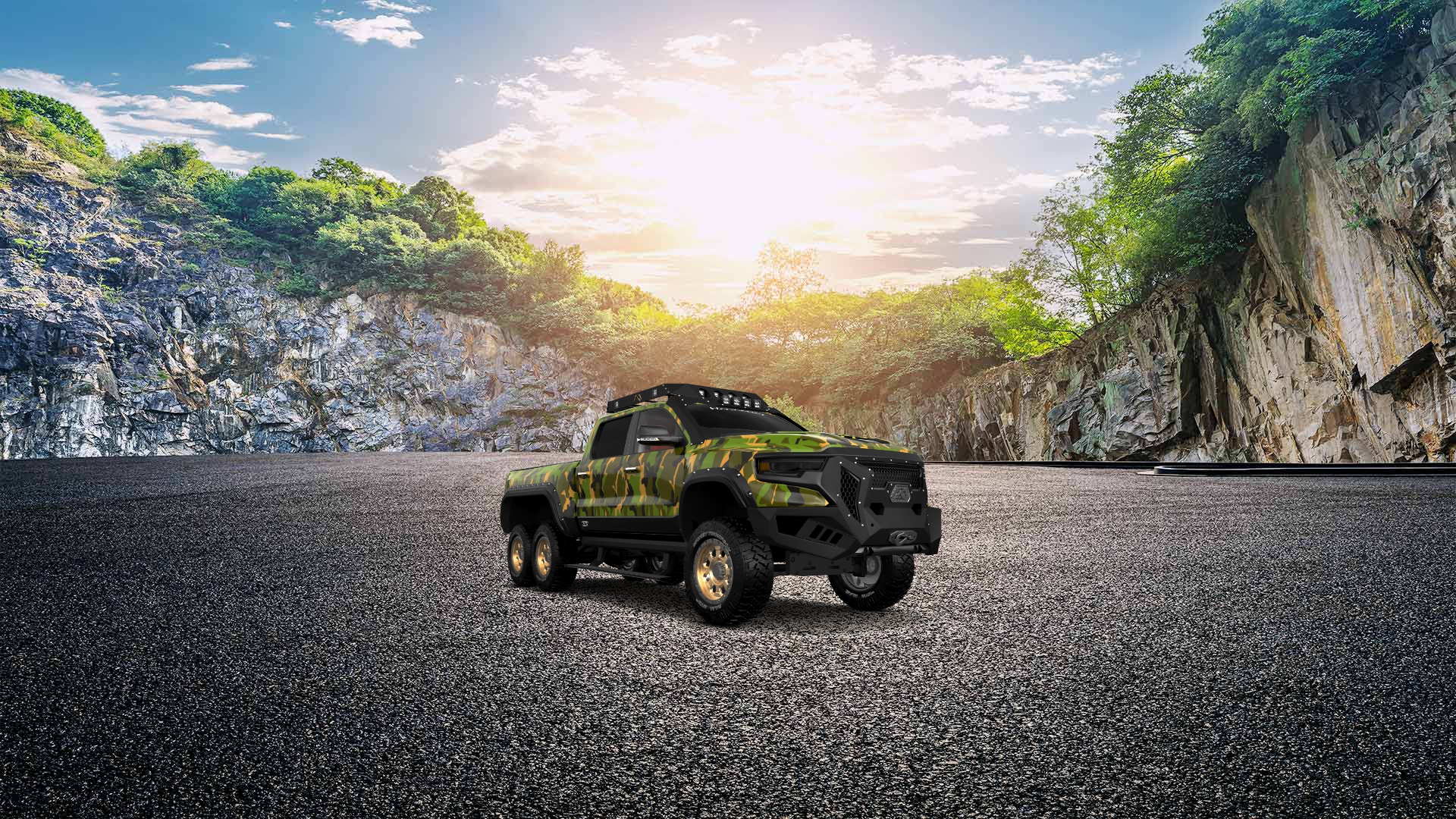 Dodge Ram Hennessey Mammoth 6X6 Truck 2021 tuning