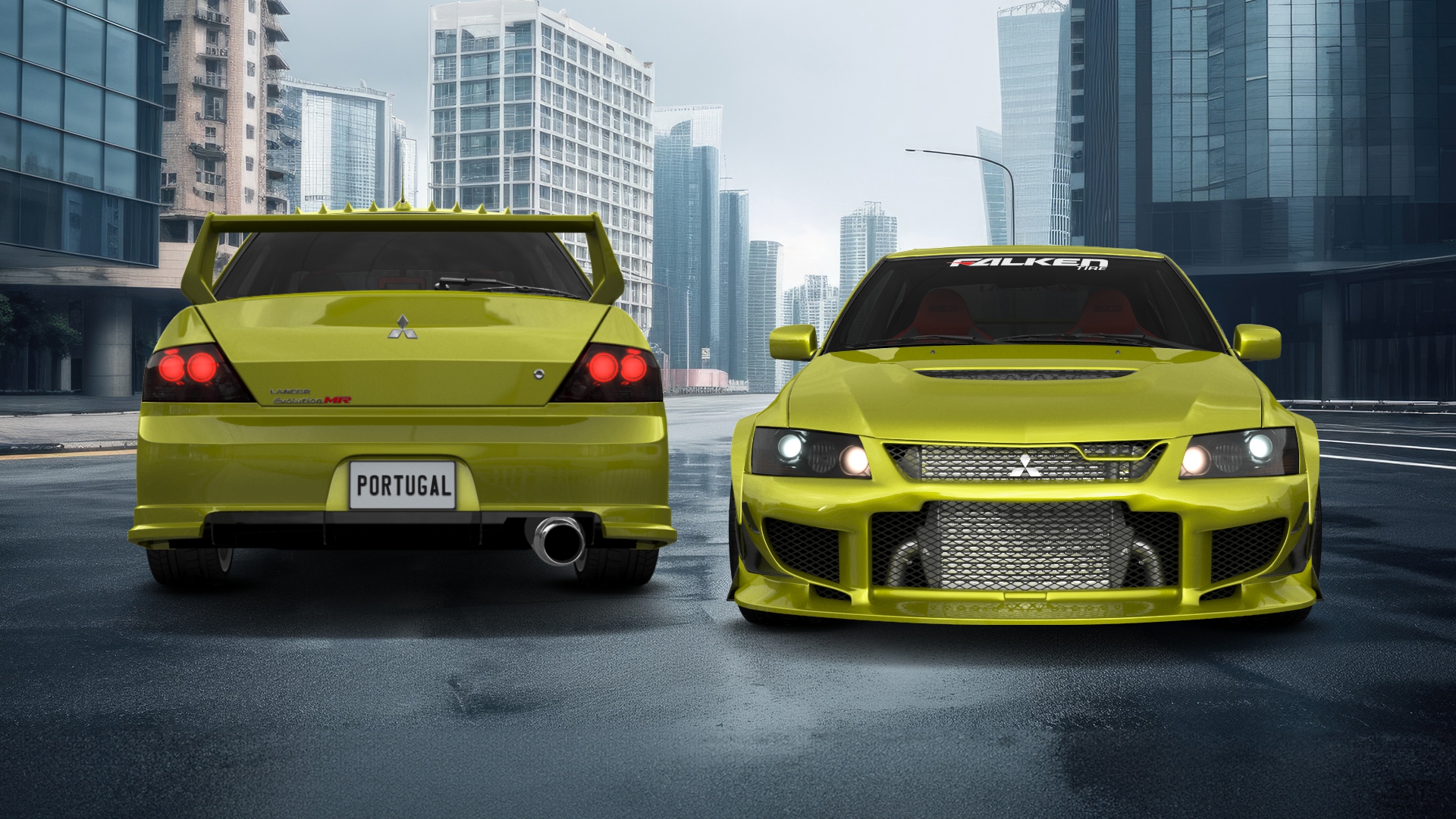 Mitsubishi Lancer Evo IX 4 Door Saloon 2005 tuning