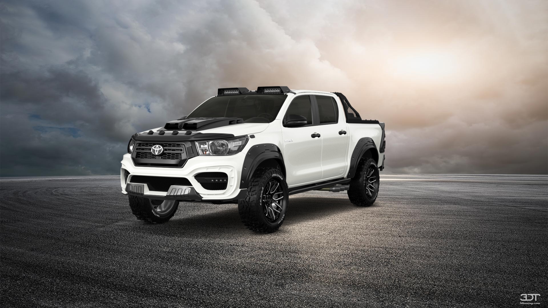 Toyota Hilux Double Cab 4 Door pickup truck 2015 tuning