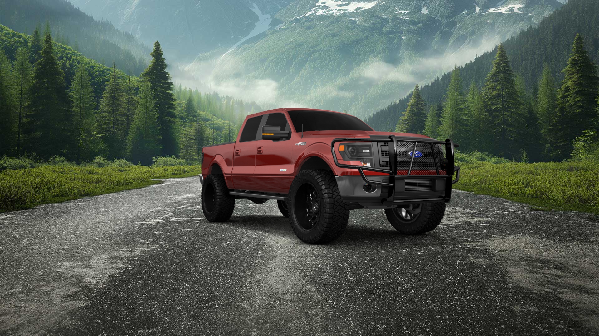 Ford F-150 Crew Cab 4 Door pickup truck 2013