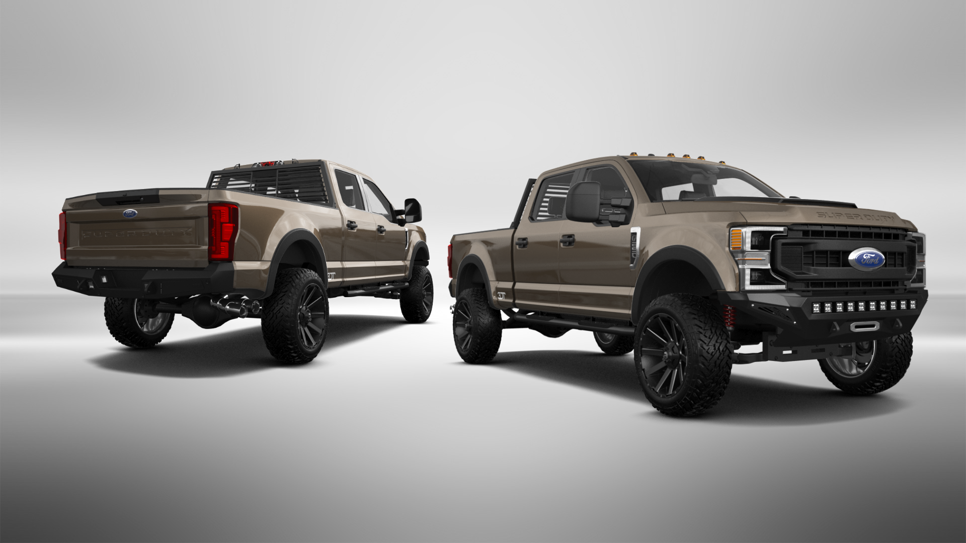 Ford F-250 4 Door pickup truck 2021 tuning