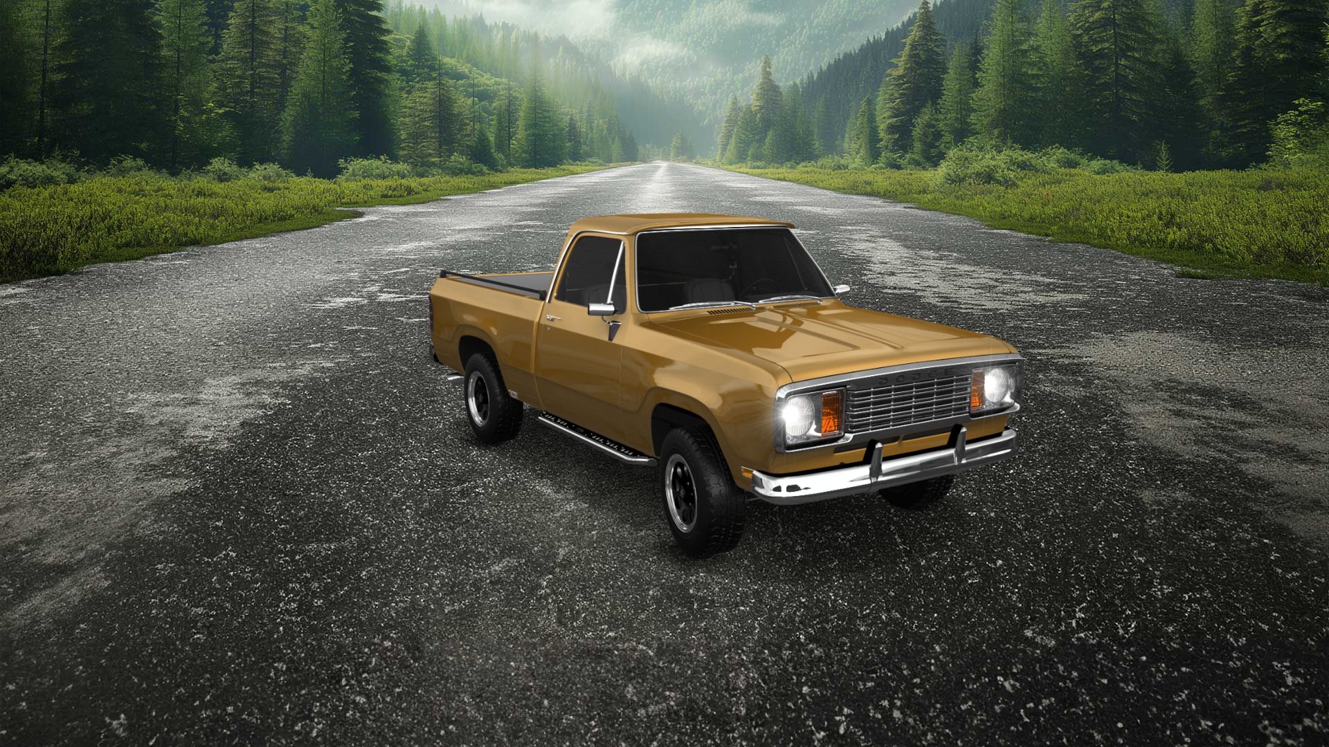 Dodge Power Wagon W200 2 Door pickup truck 1977