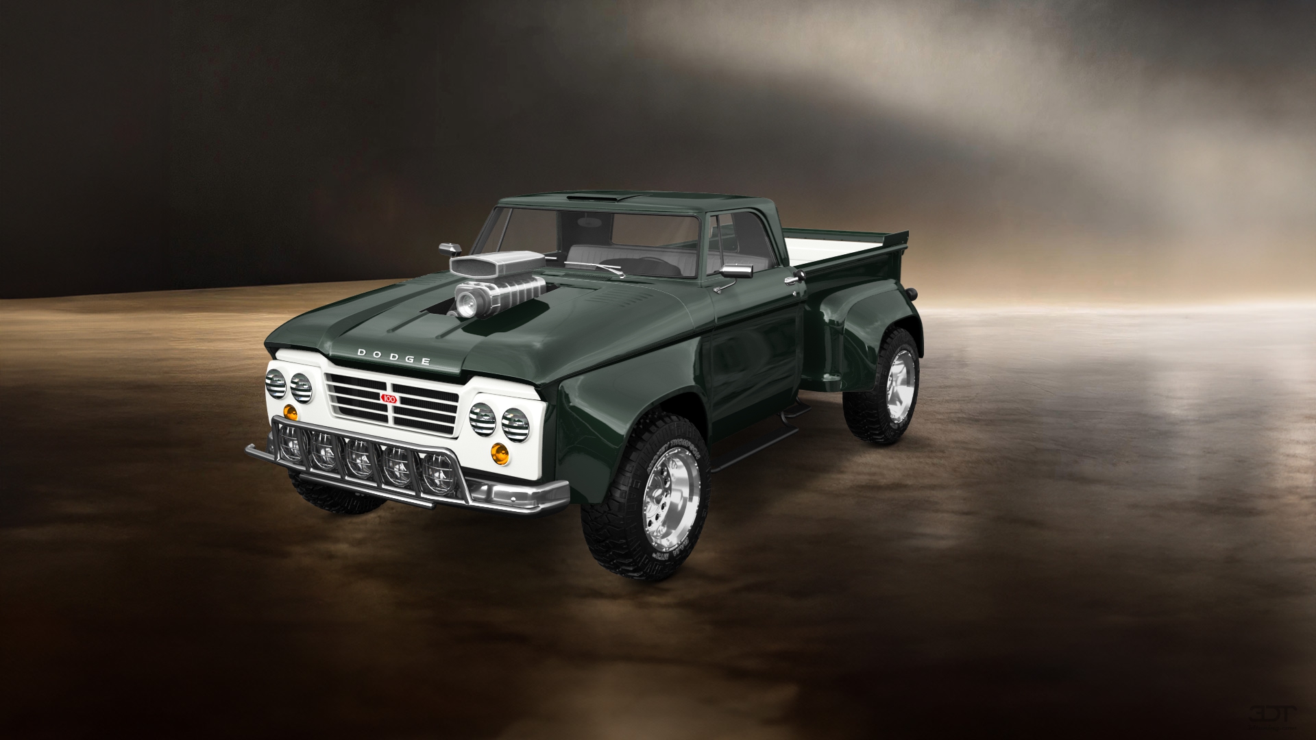 Dodge D-100 Stepside 2 Door pickup truck 1961