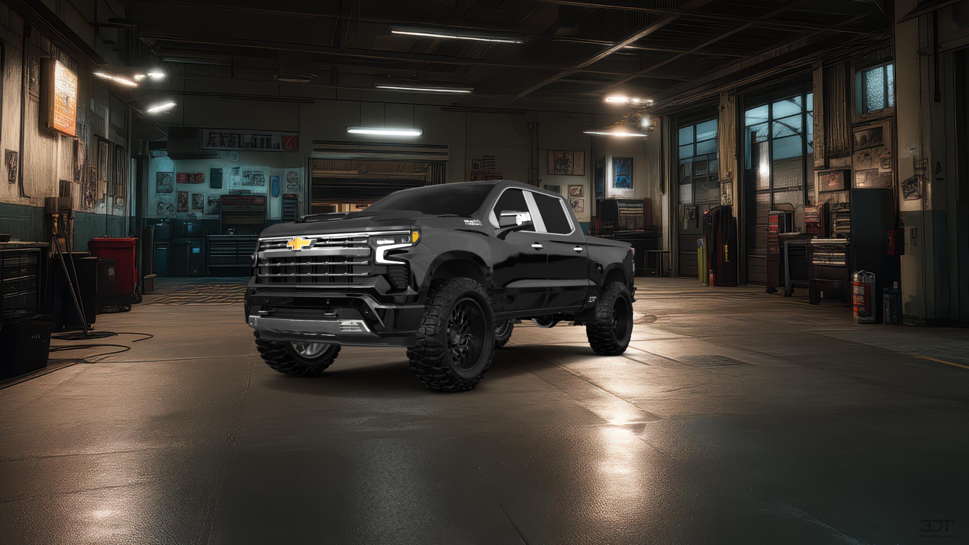 Chevrolet Silverado 1500 Crew Cab 5.8 ft box 4 Door pickup truck 2023 tuning