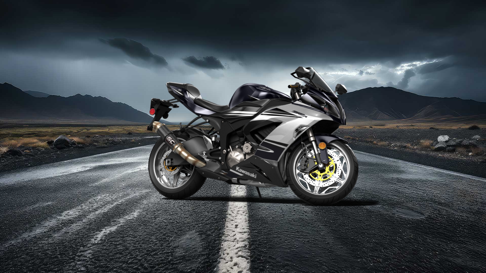 Kawasaki Ninja ZX 6R Sport Bike 2015