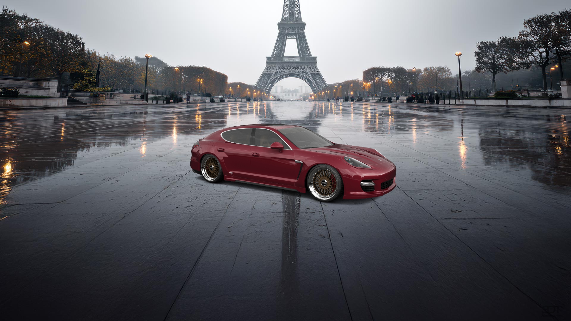 Porsche Panamera 4 door fastback saloon 2011 tuning