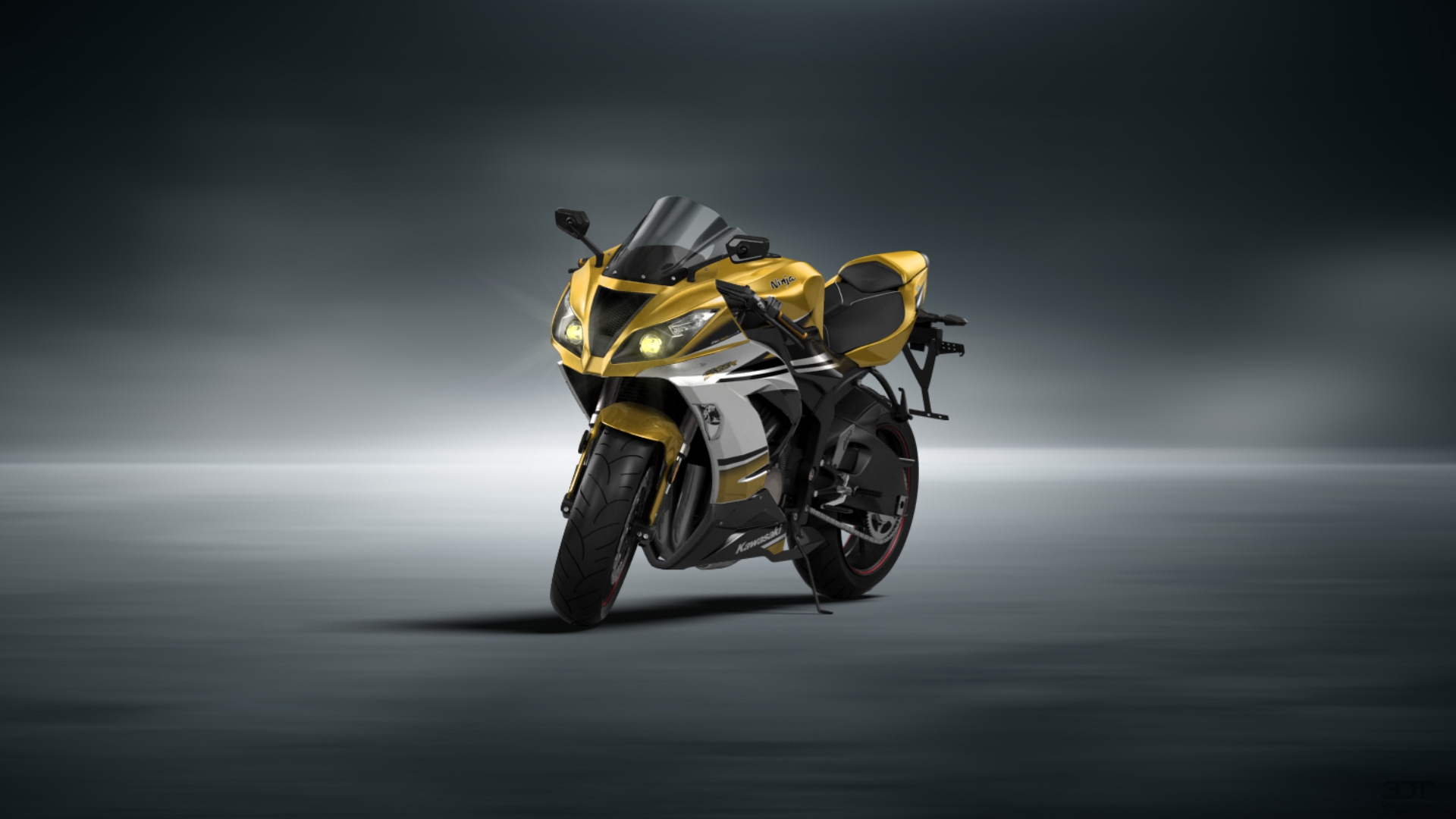 Kawasaki Ninja ZX 6R Sport Bike 2015 tuning