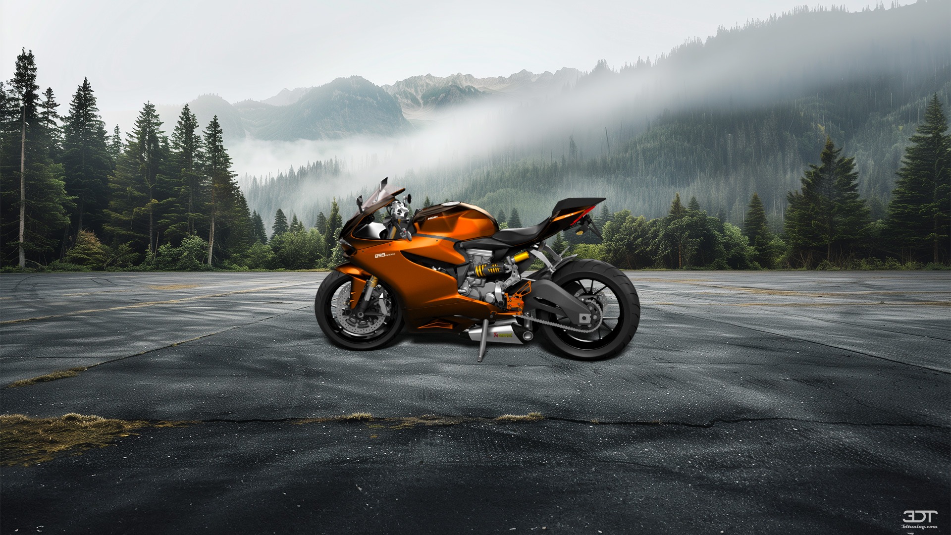 Ducati 899 Panigale Sport Bike 2015 tuning