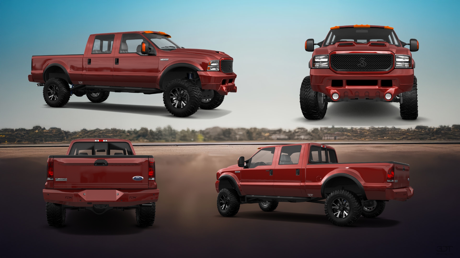 Ford F-250 Crew Cab 4 Door pickup truck 1999 tuning