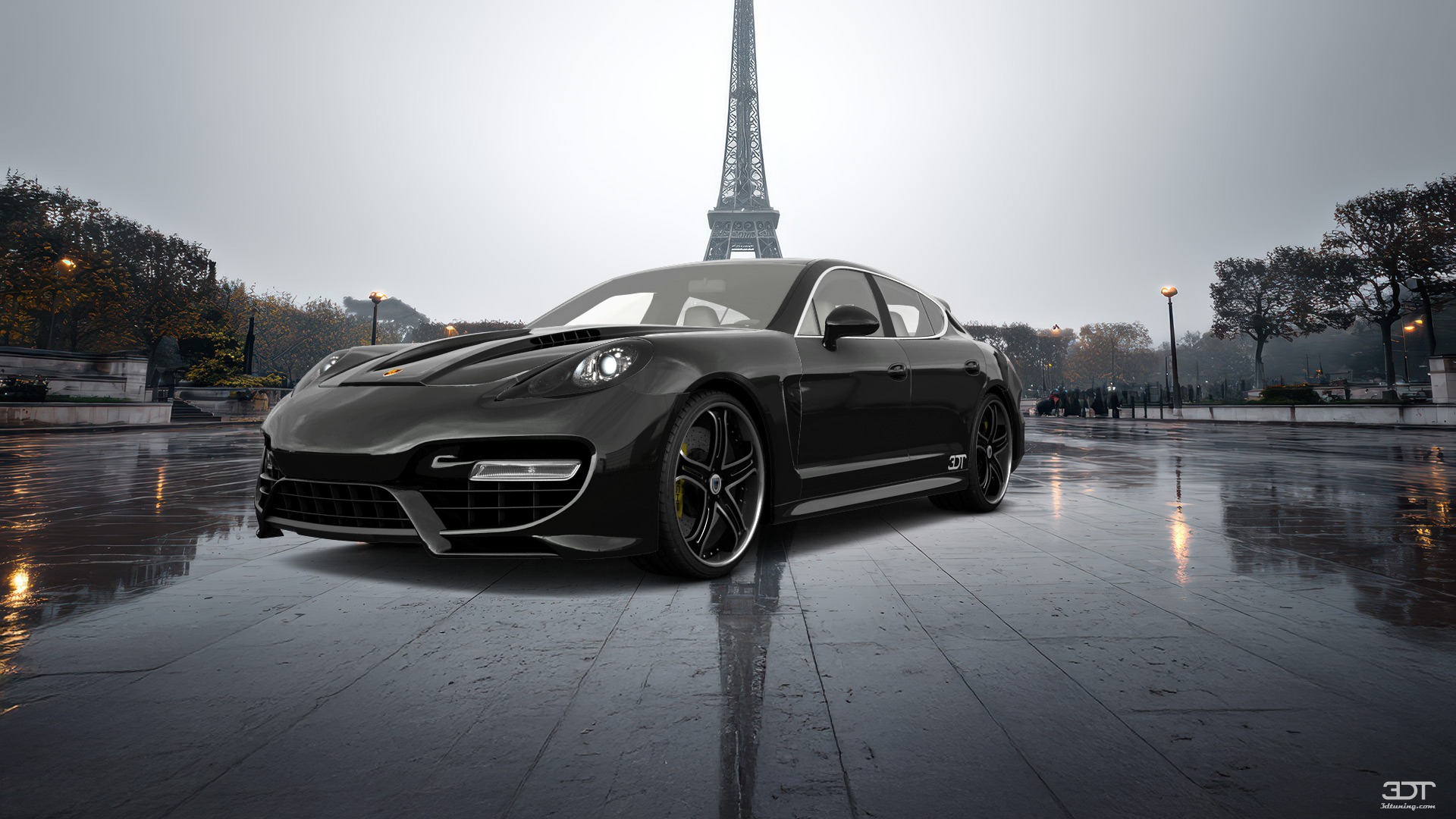 Porsche Panamera 4 door fastback saloon 2011 tuning