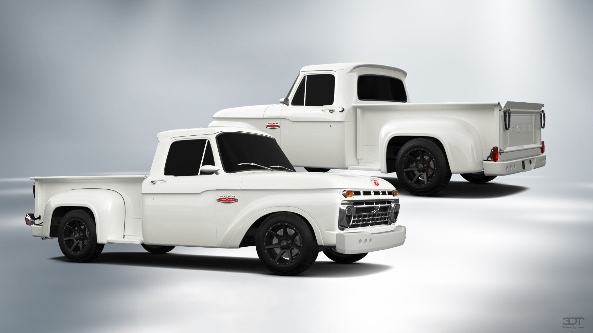 Ford F-100 Flareside 2 Door pickup truck 1961 tuning