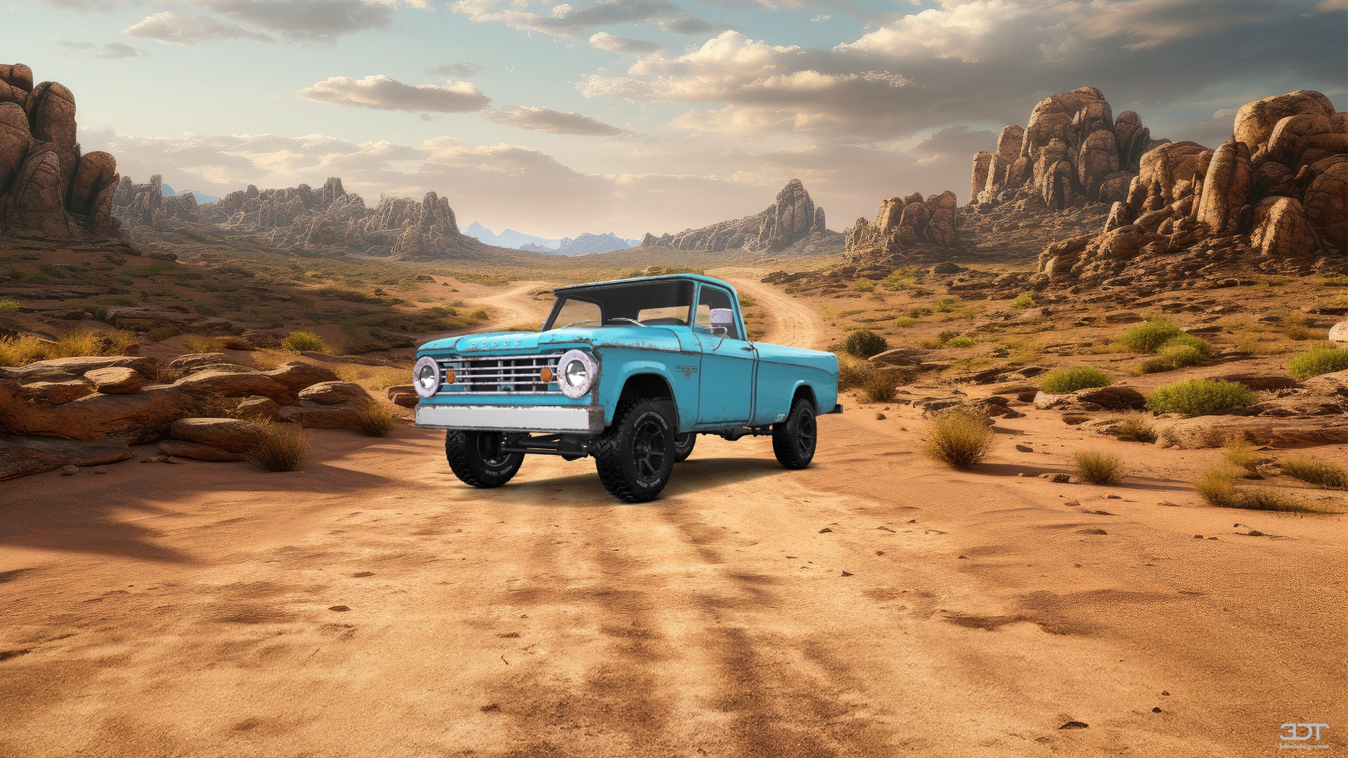 Dodge Power Wagon W200 2 Door pickup truck 1966