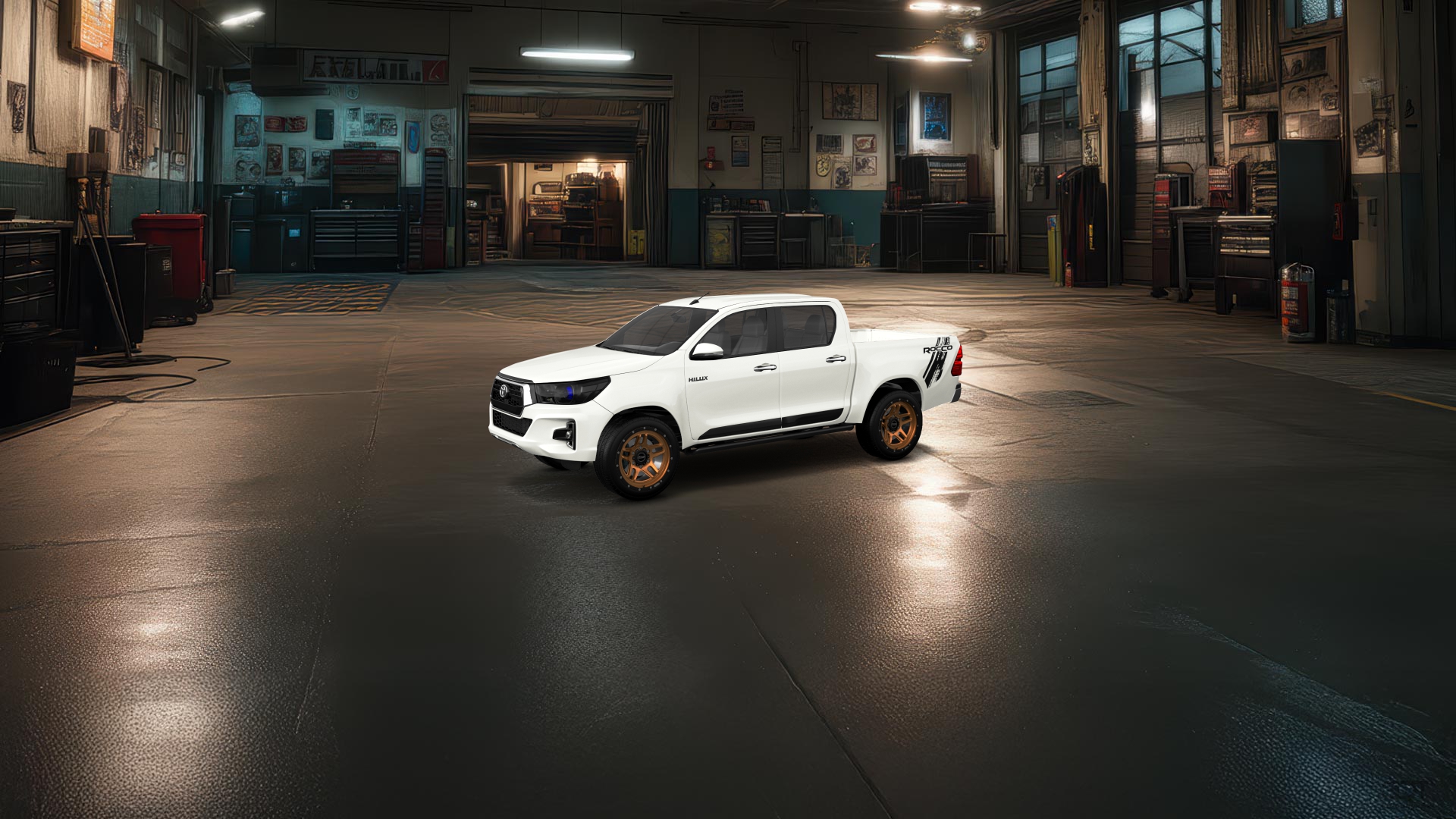 Toyota Hilux Double Cab 4 Door pickup truck 2015 tuning