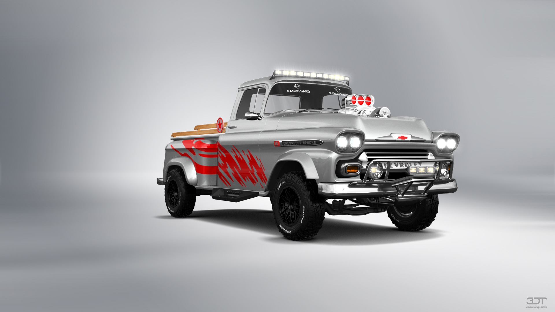 Chevrolet Apache Stepside 2 Door pickup truck 1959 tuning