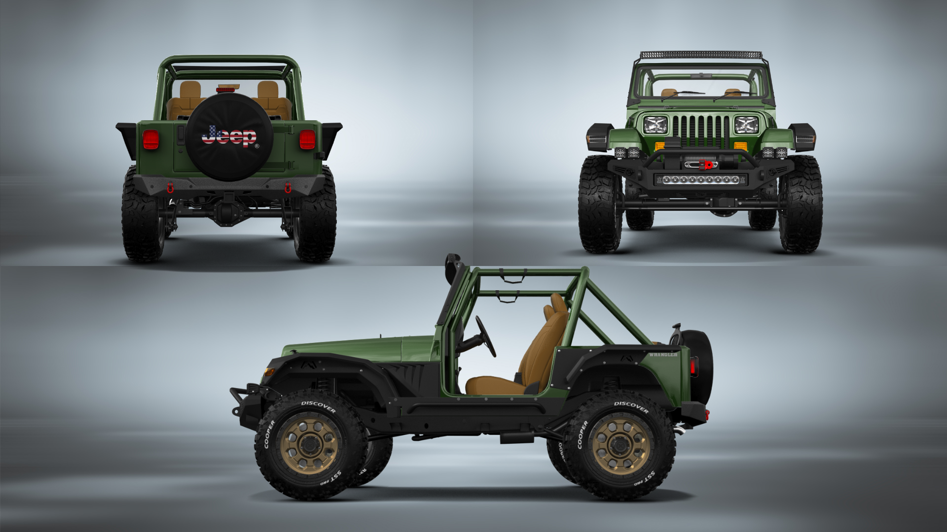 Jeep Wrangler YJ 2 Door SUV 1990 tuning