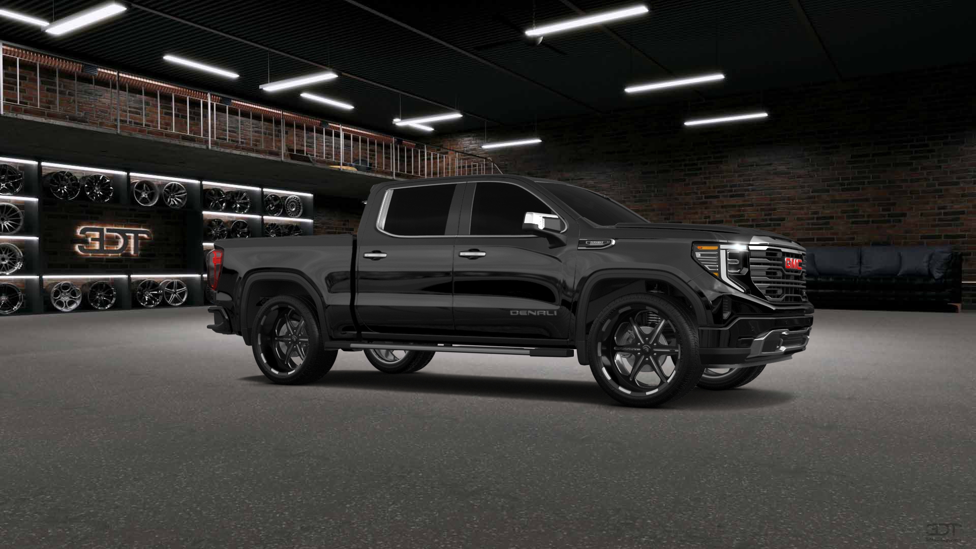 GMC Sierra 1500 Crew Cab 5.8 ft box 4 Door pickup truck 2023 tuning