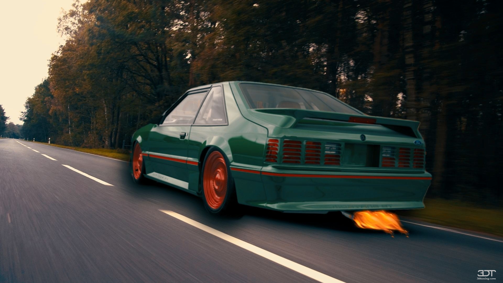 Ford Mustang 3 Door Hatchback 1988 Images