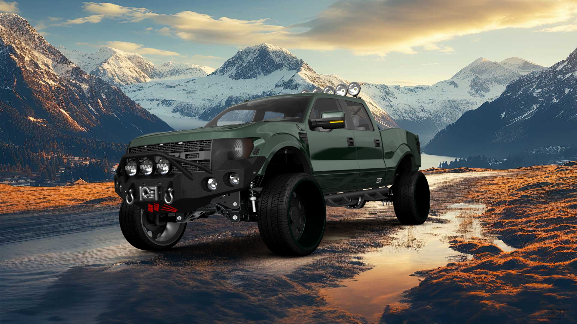 Ford F-150 SVT Raptor 4 Door pickup truck 2013 tuning