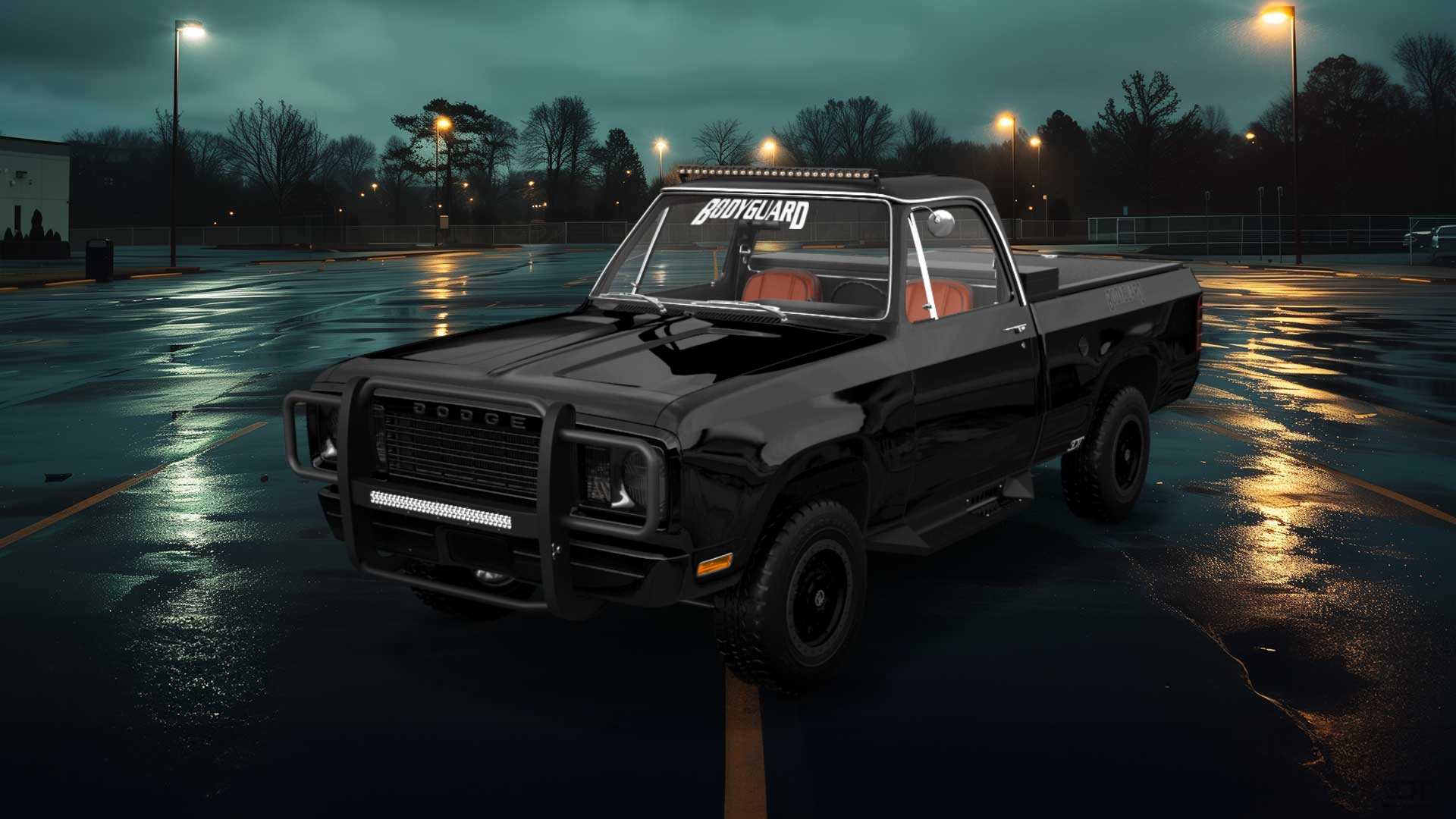 Dodge Power Wagon W200 2 Door pickup truck 1977 tuning
