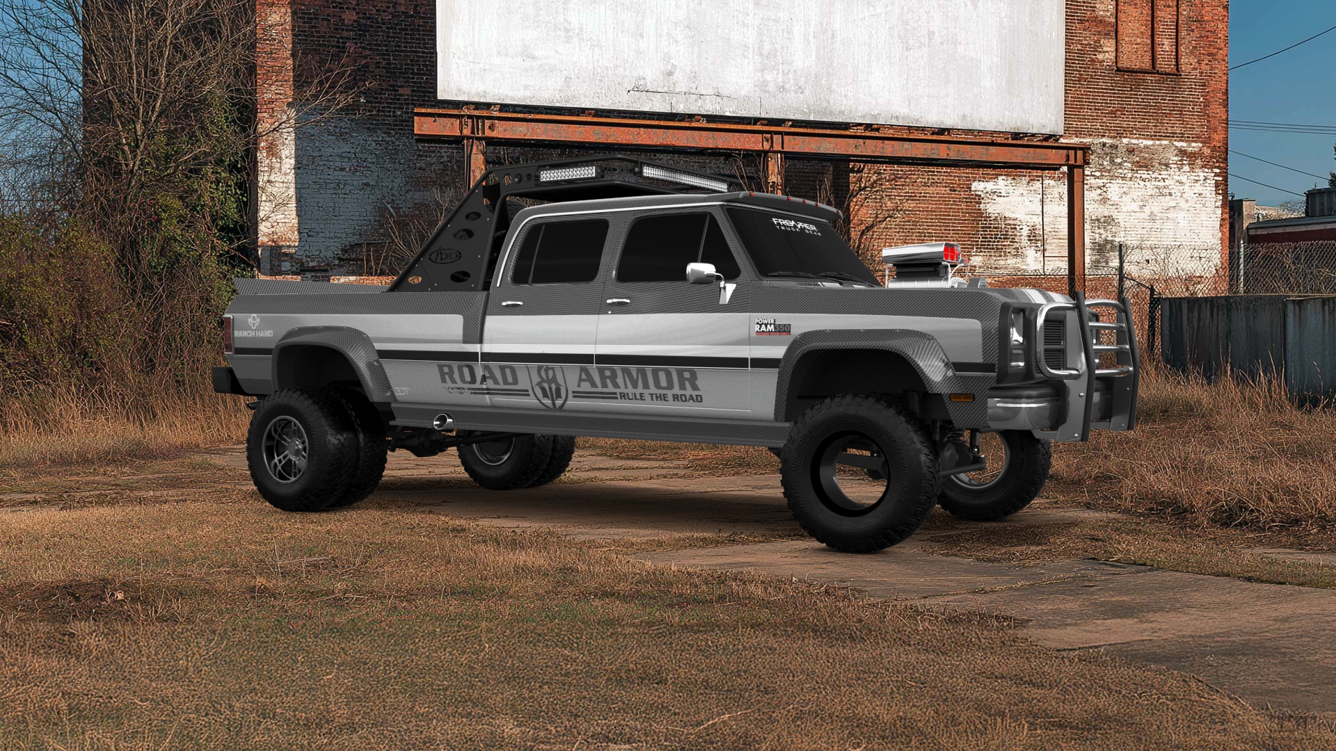 Dodge Ram 350 4 Door pickup truck 1991