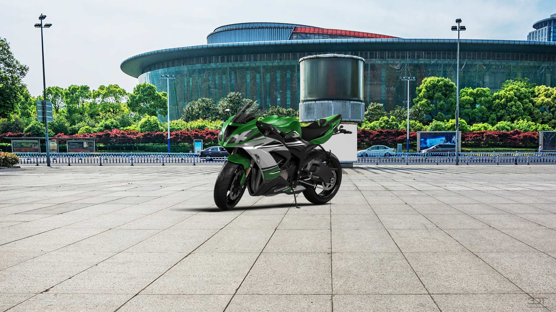 Kawasaki Ninja ZX 6R Sport Bike 2015 tuning