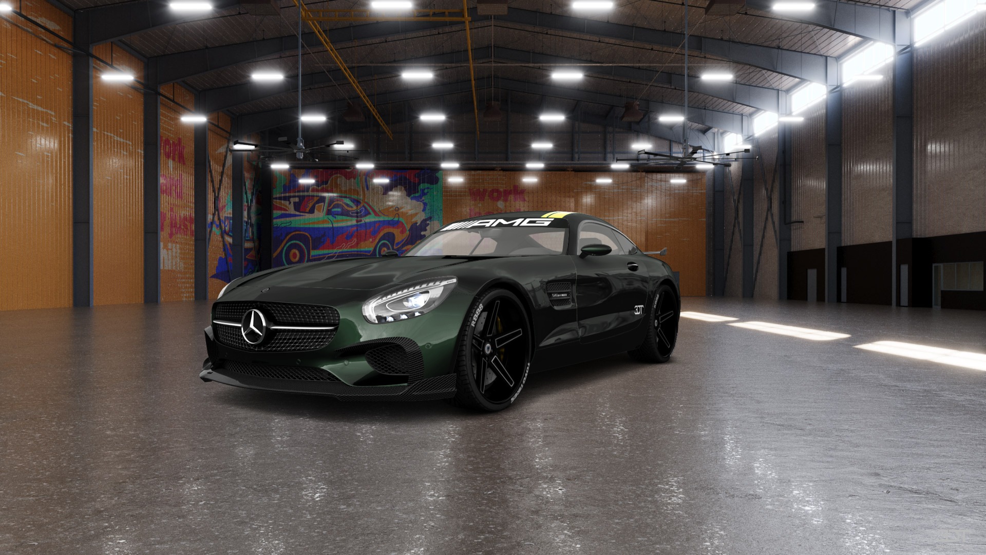 Mercedes AMG GT 2 door fastback coupe 2016
